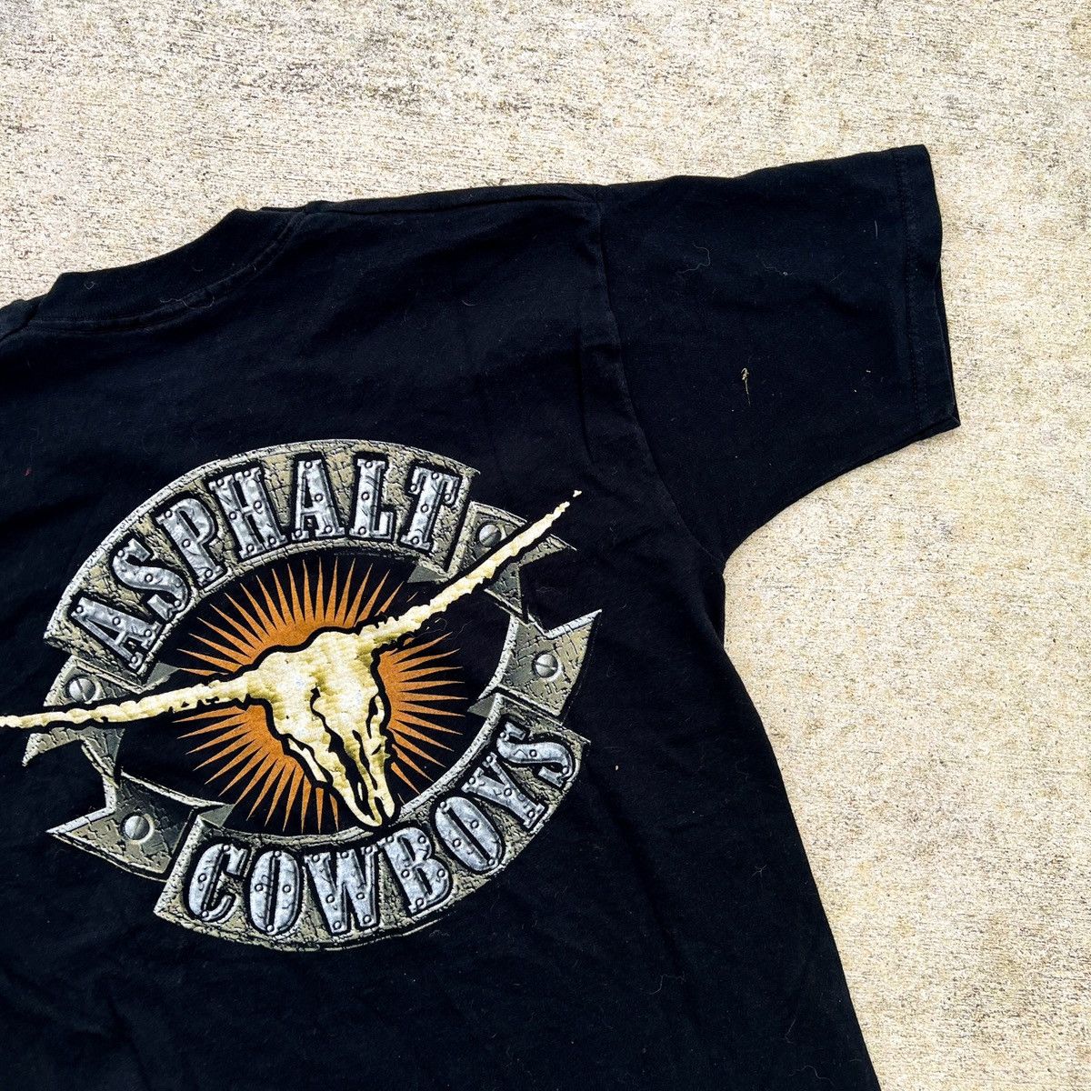 Band Tees Vintage Brooks & Dunn Band Tour Biker Tee Asphalt Cowboys Size US L / EU 52-54 / 3 - 6 Thumbnail