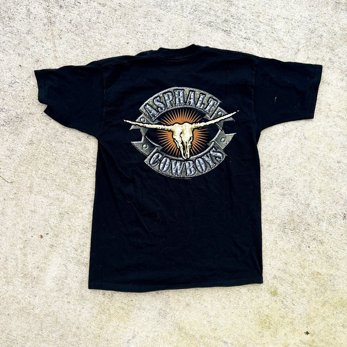 Band Tees Vintage Brooks & Dunn Band Tour Biker Tee Asphalt Cowboys Size US L / EU 52-54 / 3 - 5 Thumbnail