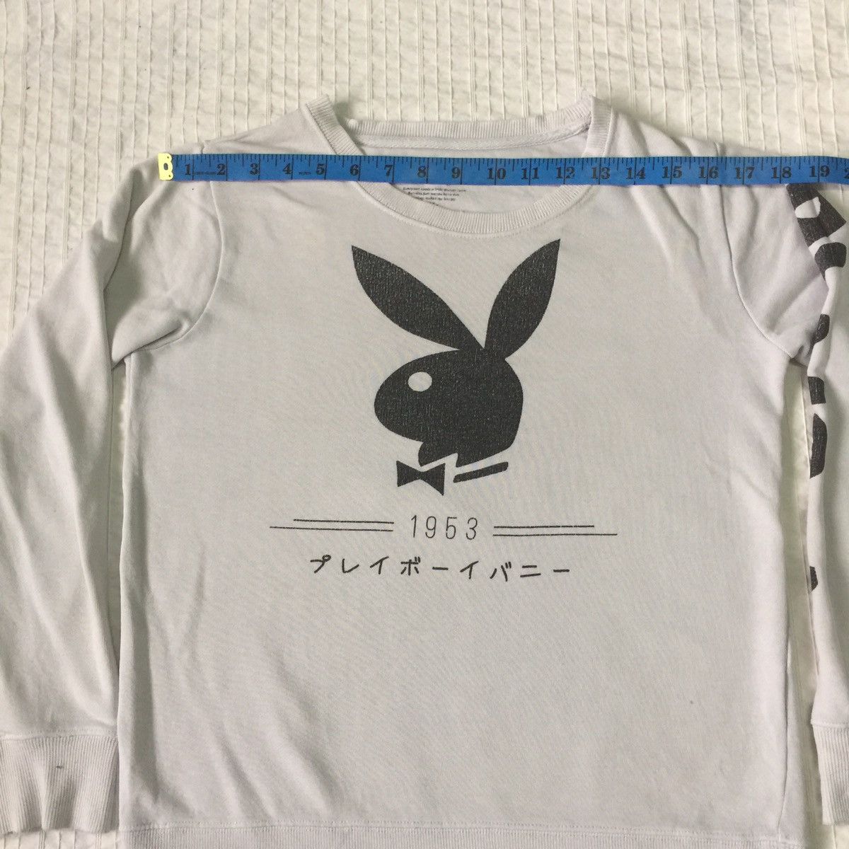 Playboy Vintage Playboy Sweatshirt Big Logo Nice design Size US S / EU 44-46 / 1 - 13 Thumbnail
