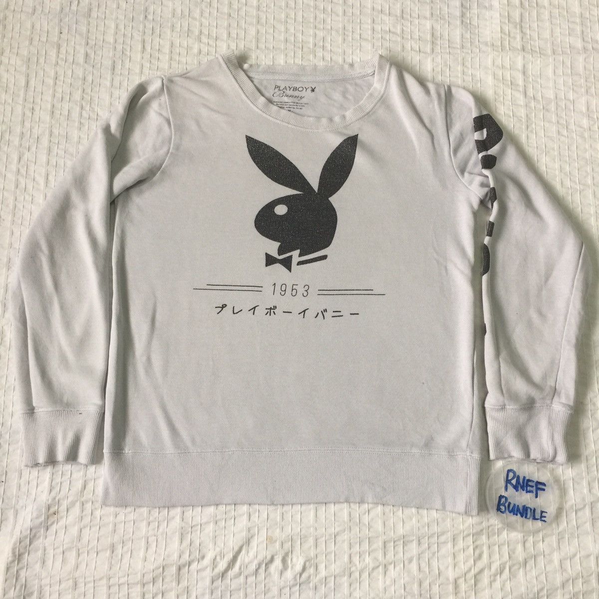 Playboy Vintage Playboy Sweatshirt Big Logo Nice design Size US S / EU 44-46 / 1 - 11 Thumbnail