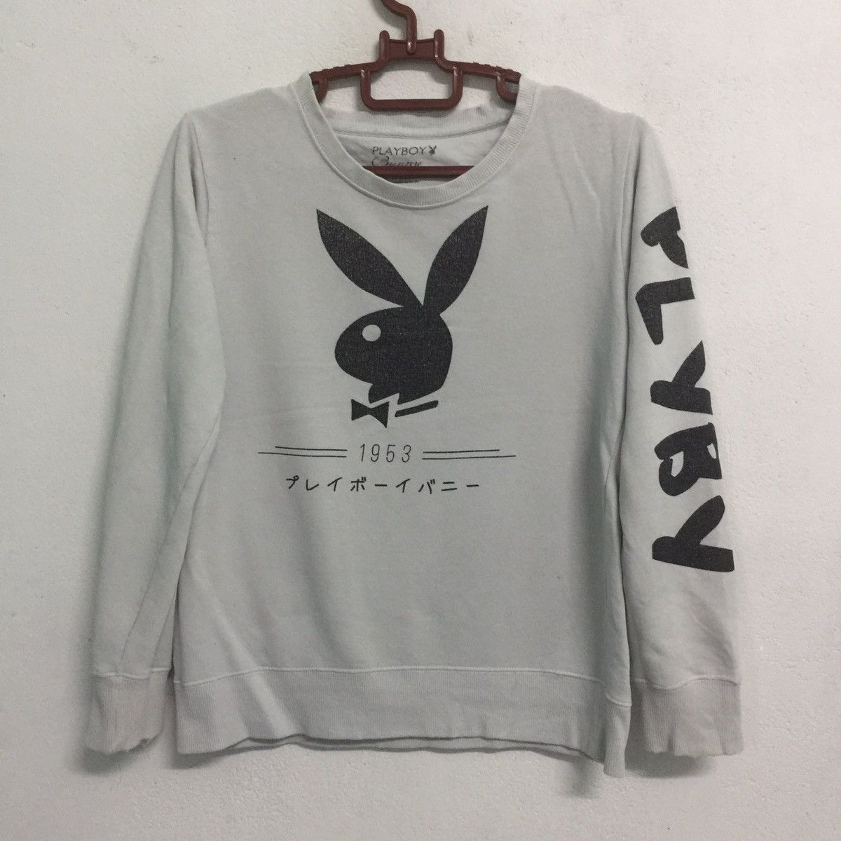 Playboy Vintage Playboy Sweatshirt Big Logo Nice design Size US S / EU 44-46 / 1 - 1 Thumbnail