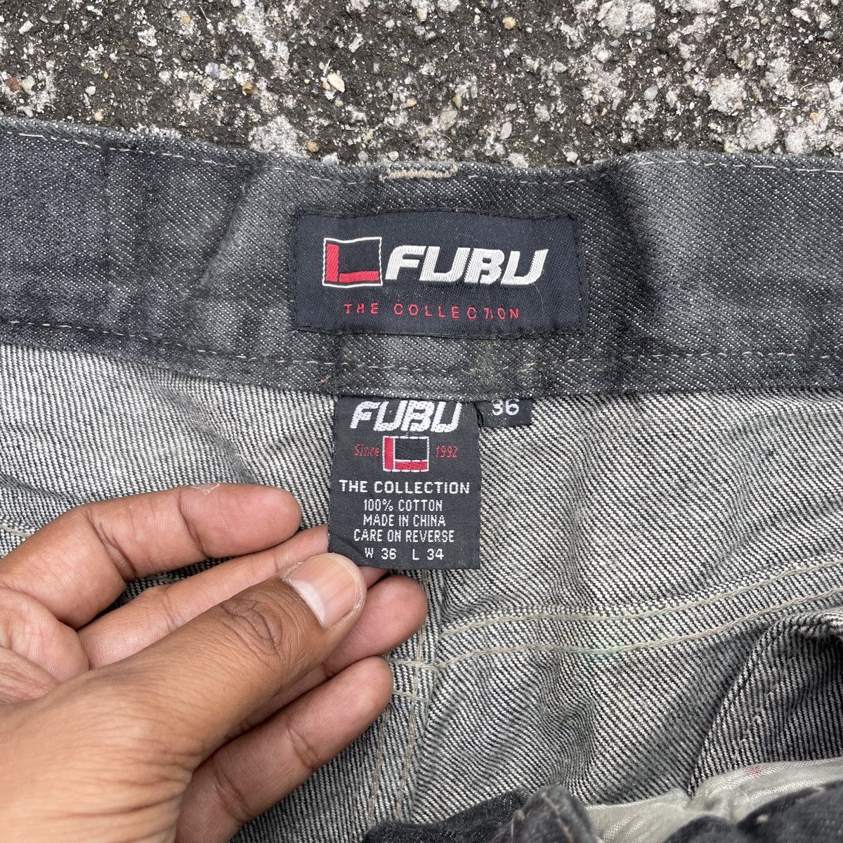Fubu Vintage Fubu The Collection Denim Jeans Size US 37 - 6 Thumbnail