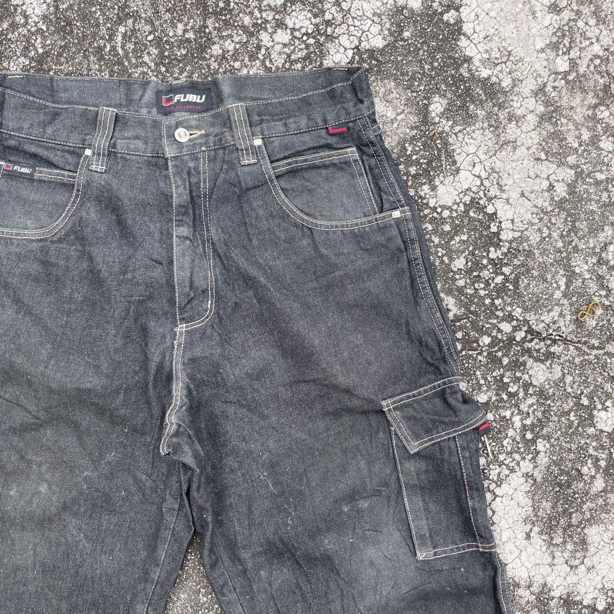 Fubu Vintage Fubu The Collection Denim Jeans Size US 37 - 2 Thumbnail