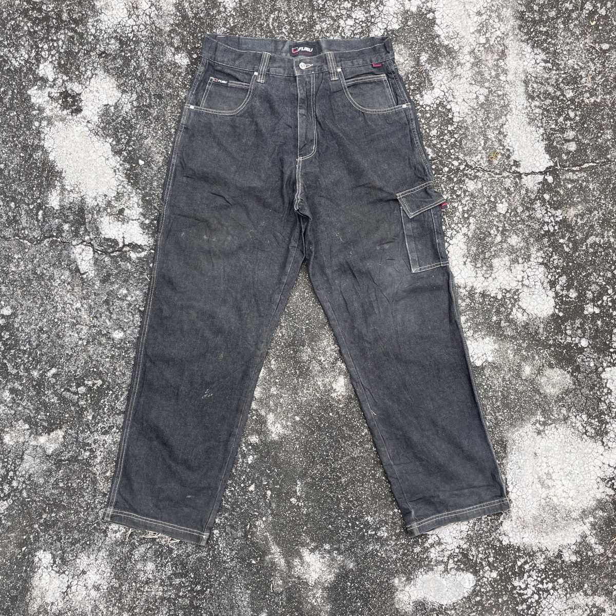 Fubu Vintage Fubu The Collection Denim Jeans Size US 37 - 1 Thumbnail