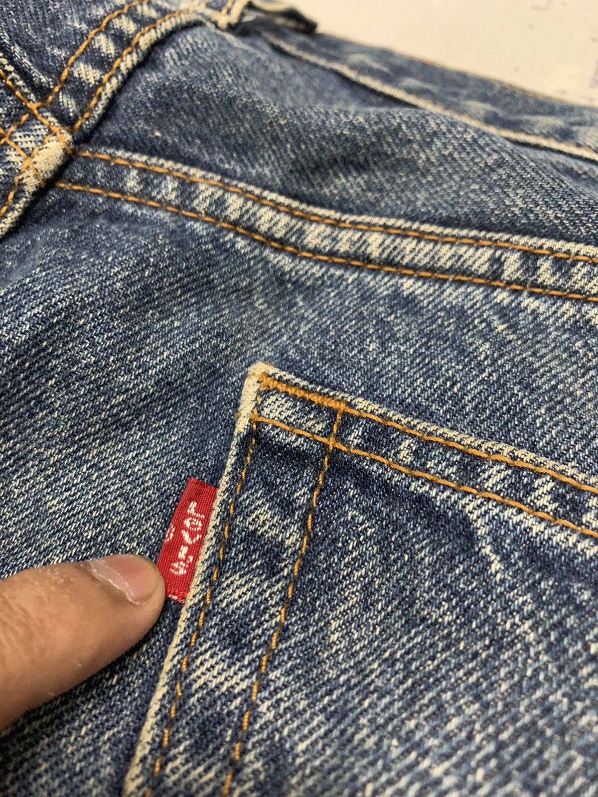 Levi's Vintage Levi’s 505 Regular Fit Mud Wash Jeans 34x28.5 Size US 34 / EU 50 - 10 Thumbnail