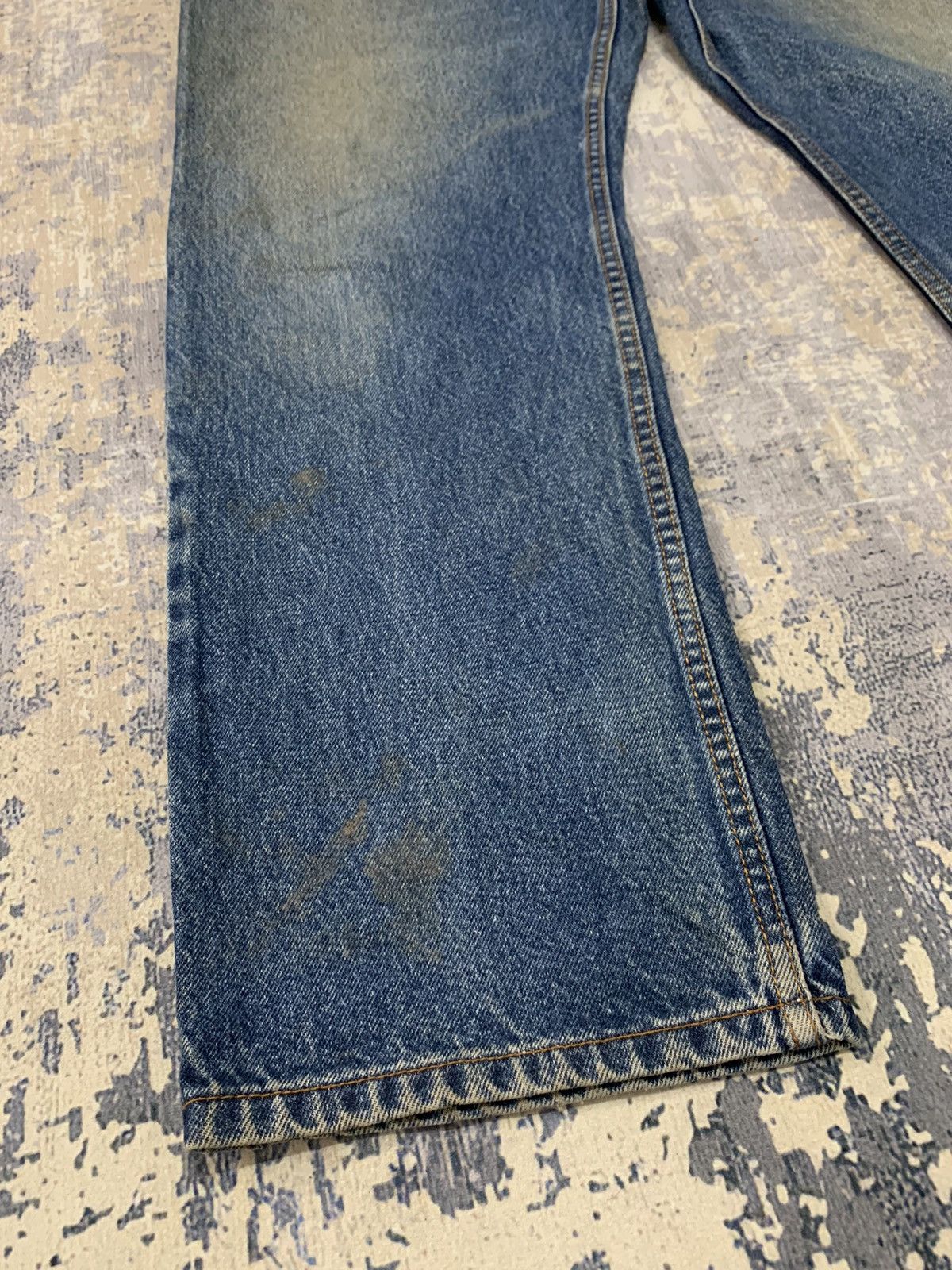 Levi's Vintage Levi’s 505 Regular Fit Mud Wash Jeans 34x28.5 Size US 34 / EU 50 - 4 Thumbnail