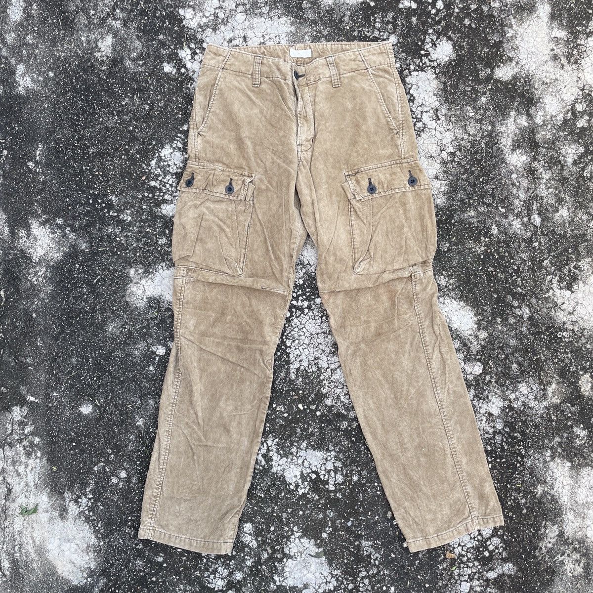Vintage Big John Tactical Multipocket Corduroy Cargo Pants