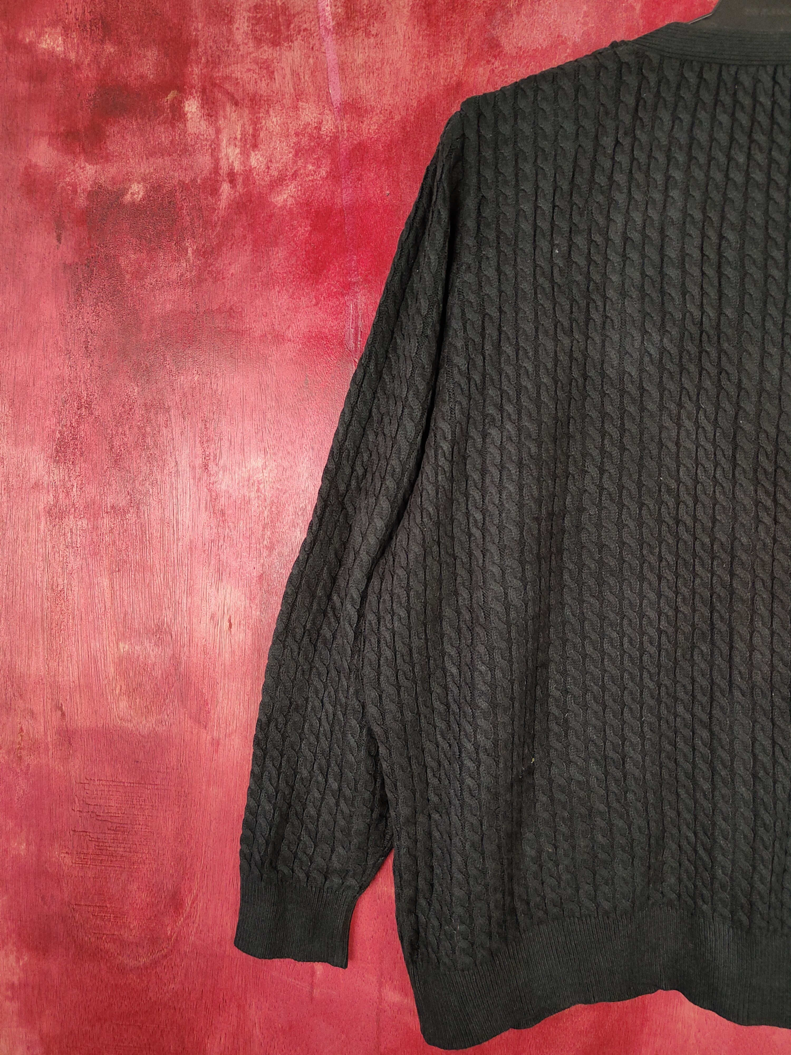 Japanese Brand DL BC 2001 Black Knitwear cardigan plain streetwear #5234 Size US XL / EU 56 / 4 - 8 Thumbnail