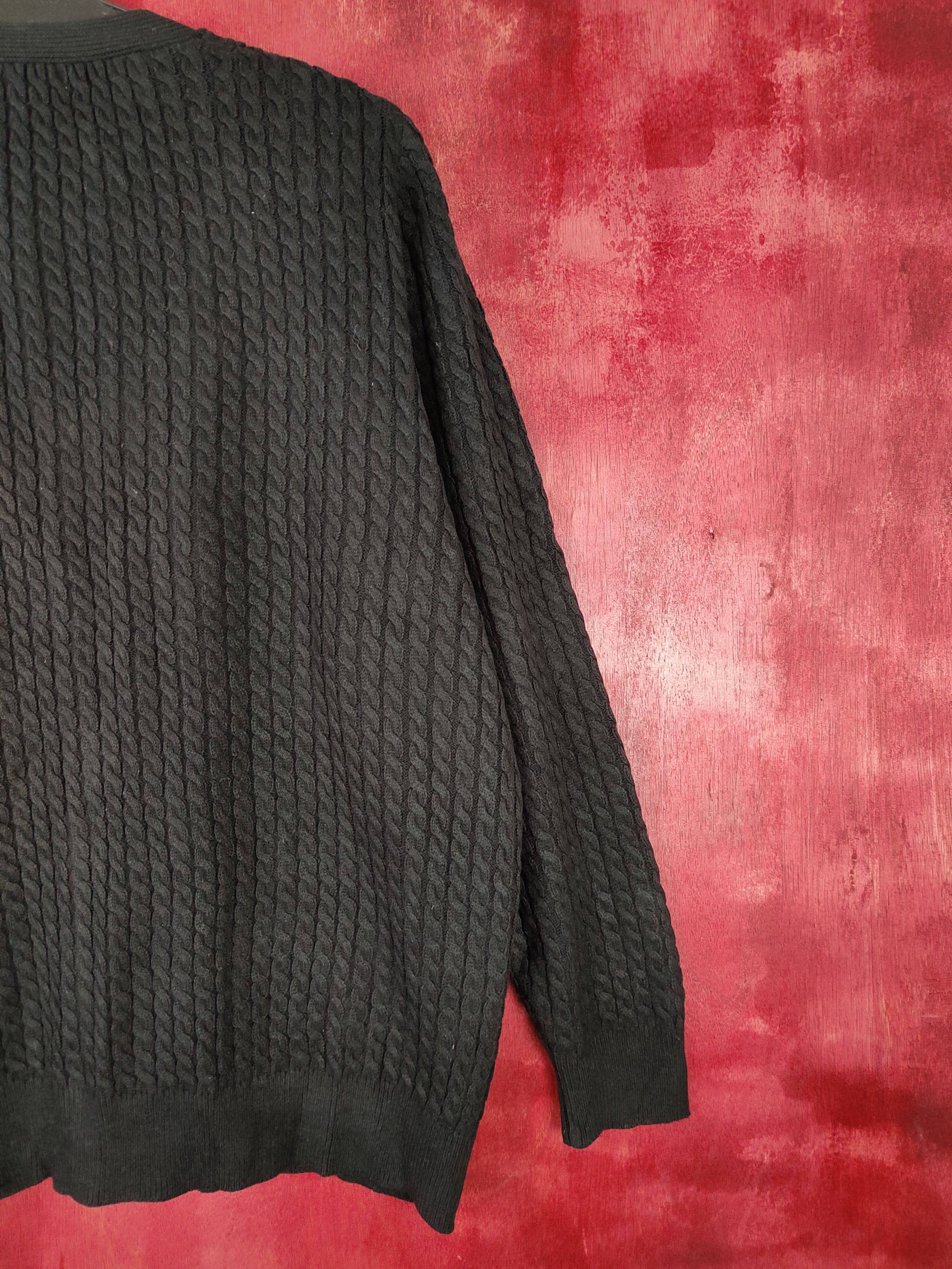 Japanese Brand DL BC 2001 Black Knitwear cardigan plain streetwear #5234 Size US XL / EU 56 / 4 - 9 Thumbnail
