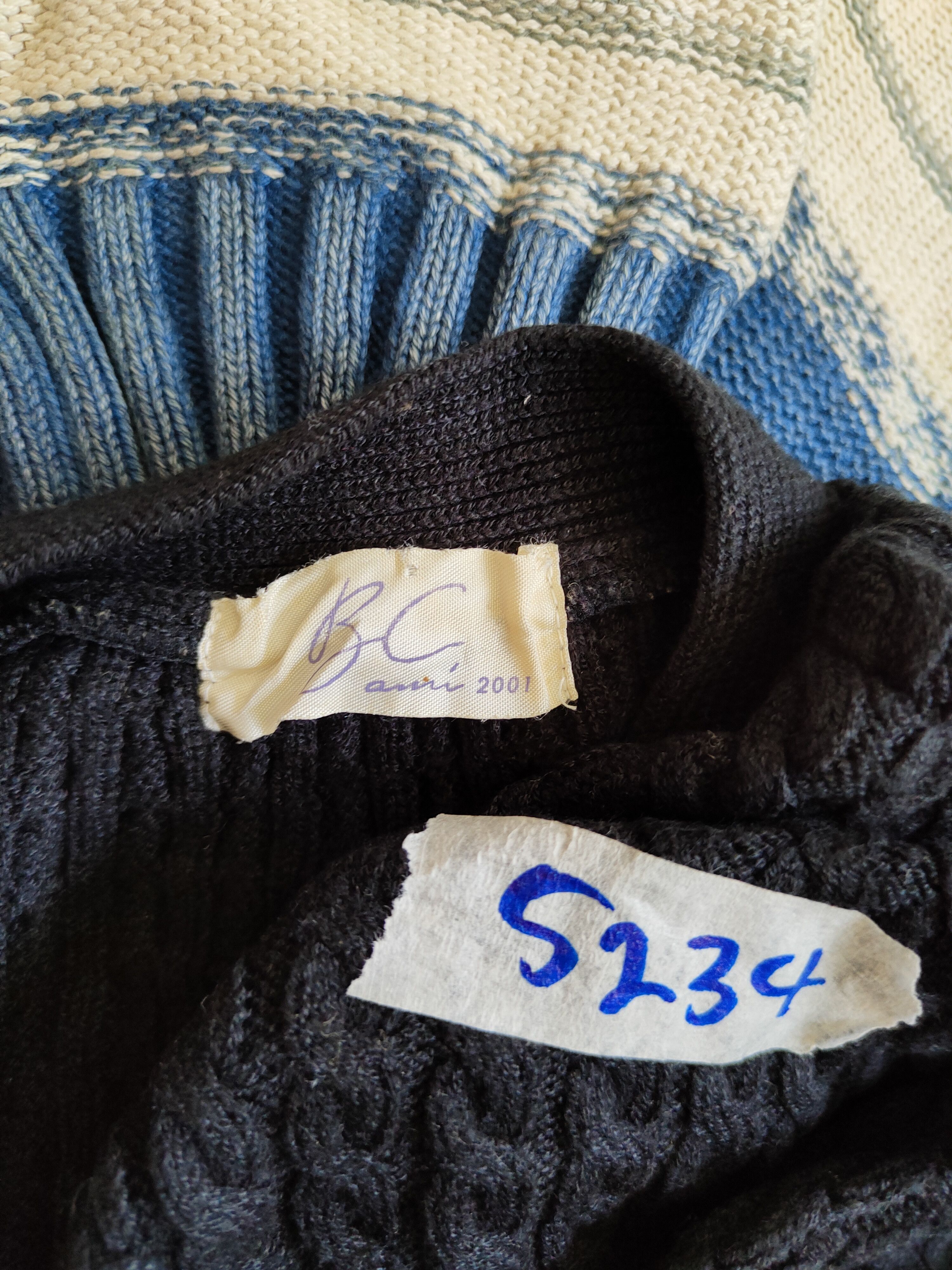Japanese Brand DL BC 2001 Black Knitwear cardigan plain streetwear #5234 Size US XL / EU 56 / 4 - 11 Thumbnail