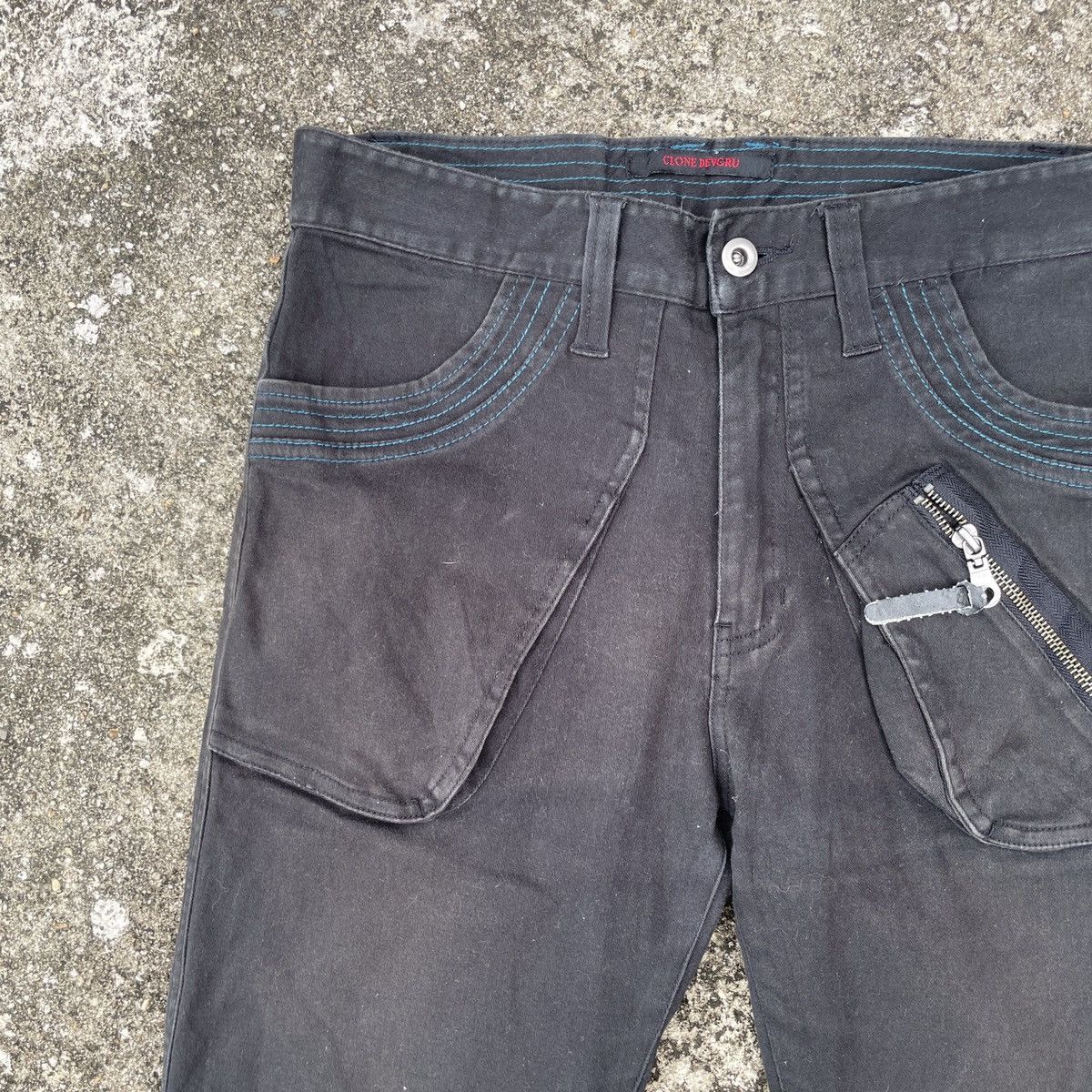 Japanese Brand Vintage Clone Devgru Tactical Faded Monkey Pants Size 31" - 3 Thumbnail