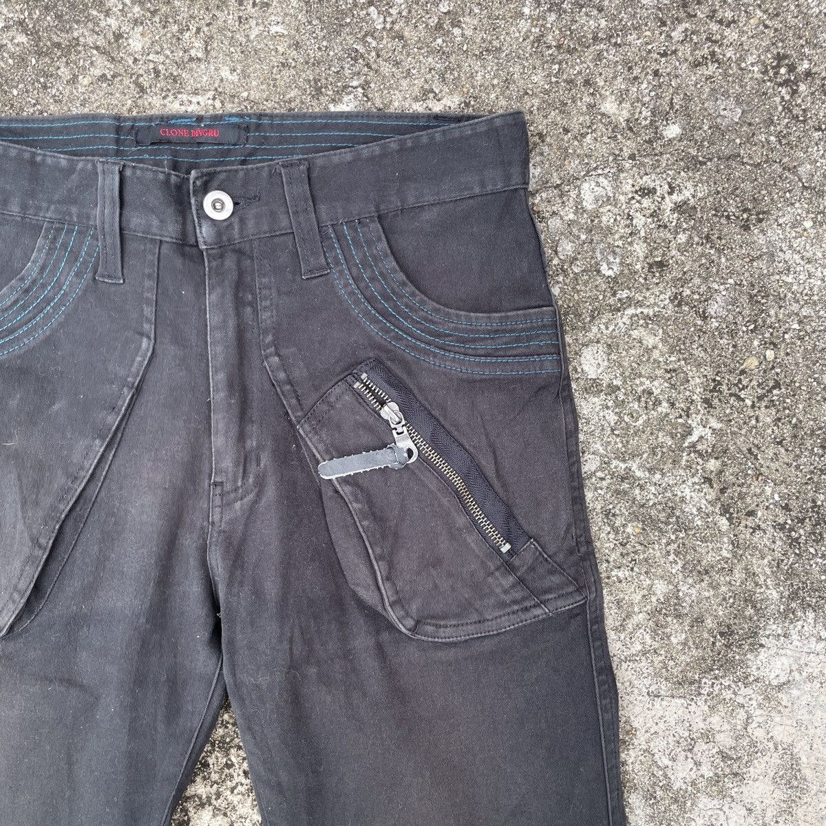 Japanese Brand Vintage Clone Devgru Tactical Faded Monkey Pants Size 31" - 2 Thumbnail