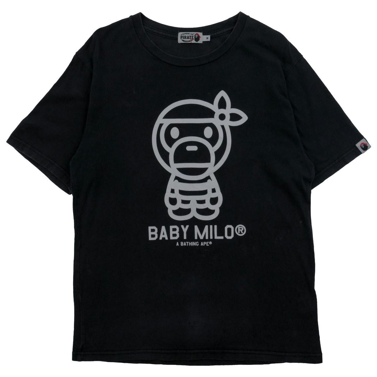 Vintage BAPE Baby Milo Logo T Shirt Size M