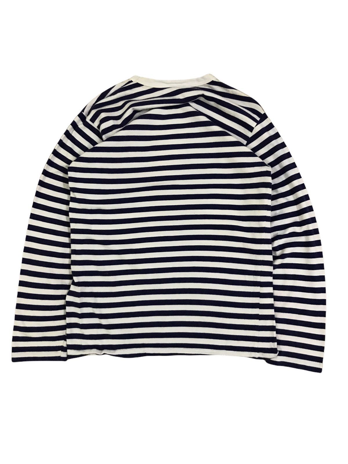 agnes b. Agnes B. Blue/White Stripes Grunge Kurt Cobain Style Size US S / EU 44-46 / 1 - 2 Thumbnail