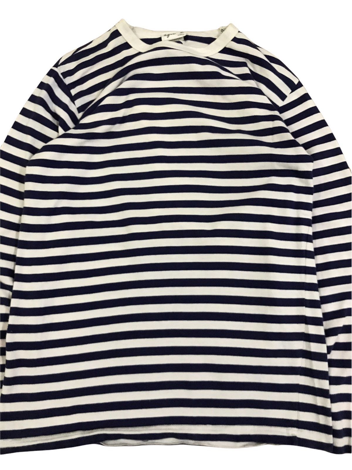 agnes b. Agnes B. Blue/White Stripes Grunge Kurt Cobain Style Size US S / EU 44-46 / 1 - 3 Thumbnail