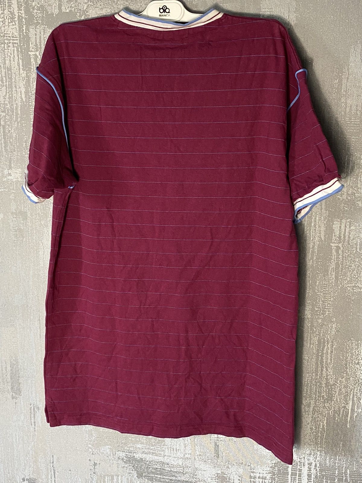 Vintage Vintage West Ham Score Draw Soccer Football Jersey AVCO Size US L / EU 52-54 / 3 - 2 Thumbnail