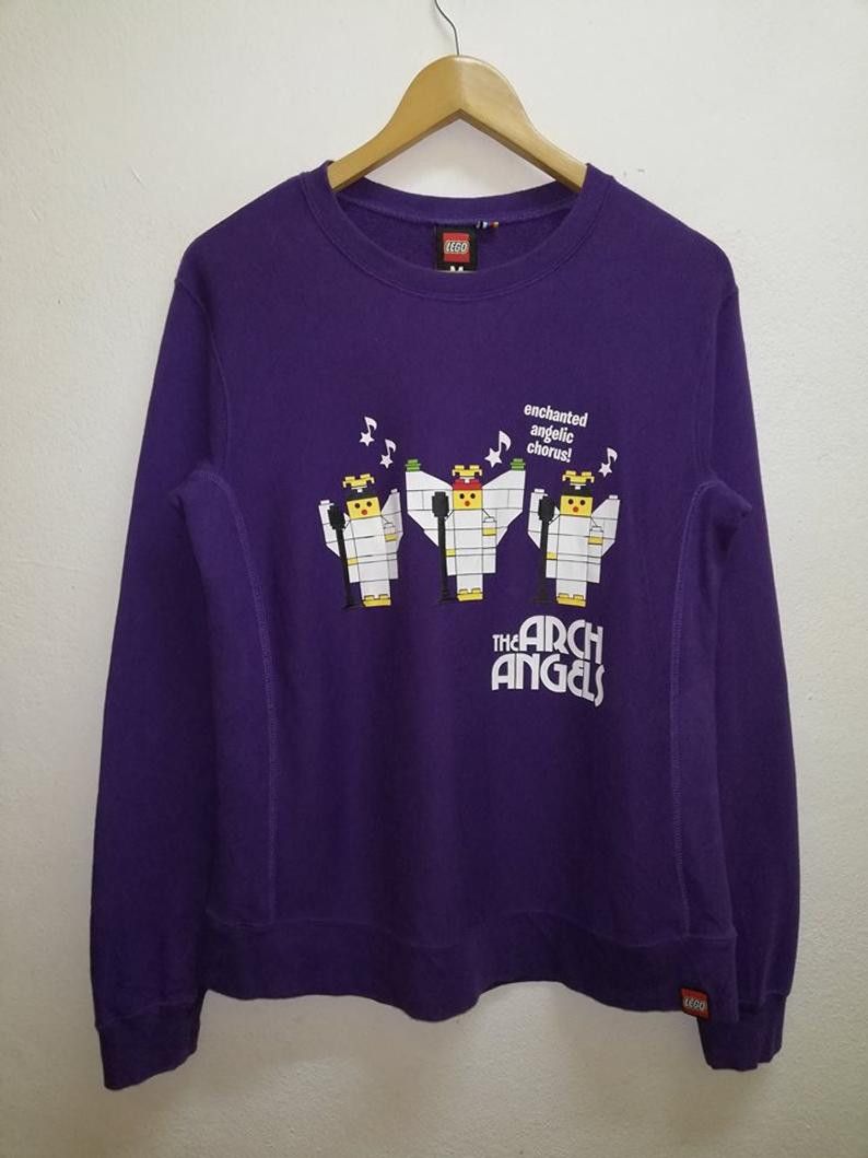 image of Sweatshirt Lego Japan The Arch Angels Good Condition (C5) in Purple, Men's (Size Medium)