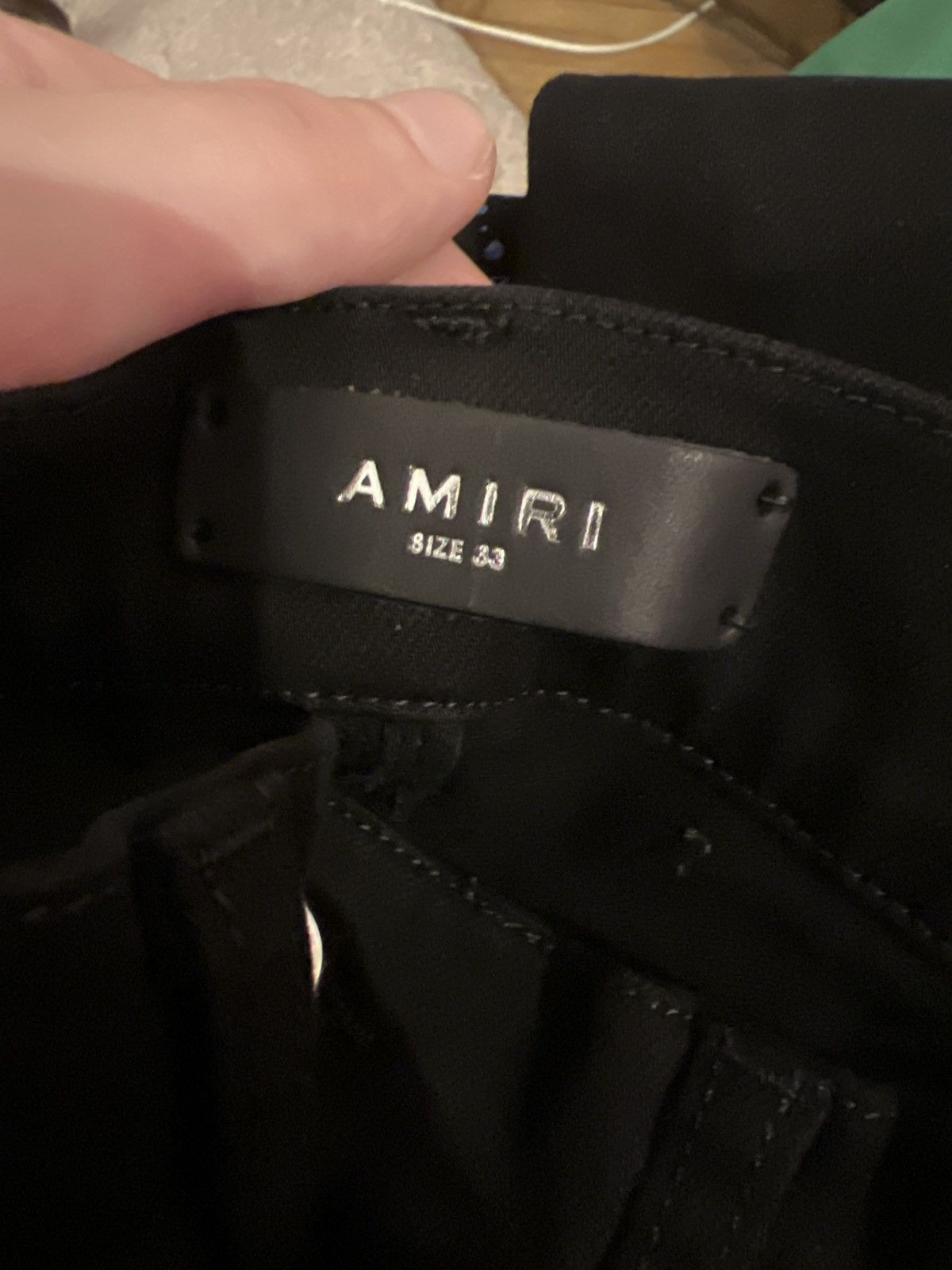 Amiri SWAROVSKI PAINTER COTTON DENIM JEANS Size US 33 - 10 Thumbnail