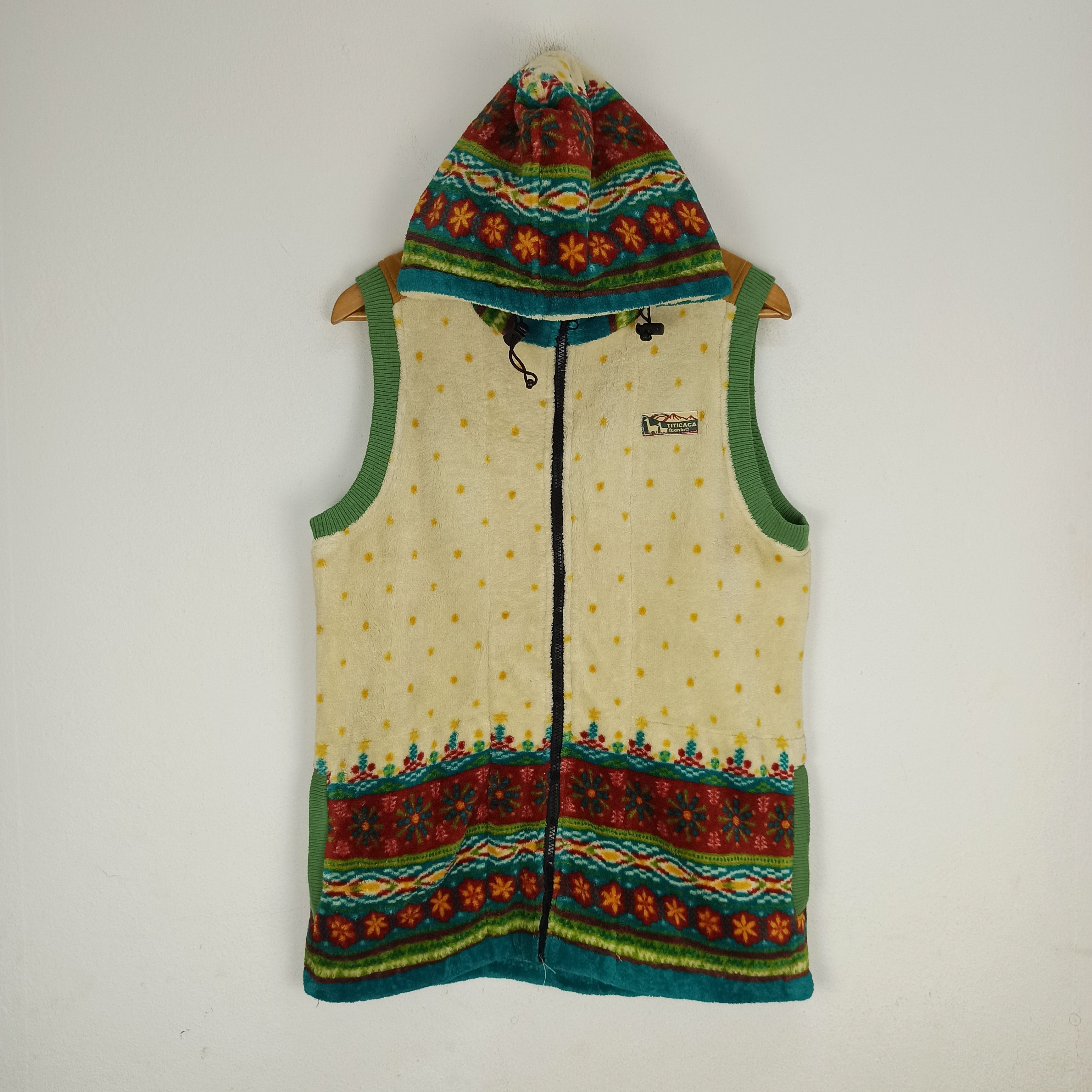 Japanese Brand Vintage Titicaca Hoodie Fleece Jacket Fur Size US M / EU 48-50 / 2 - 1 Thumbnail