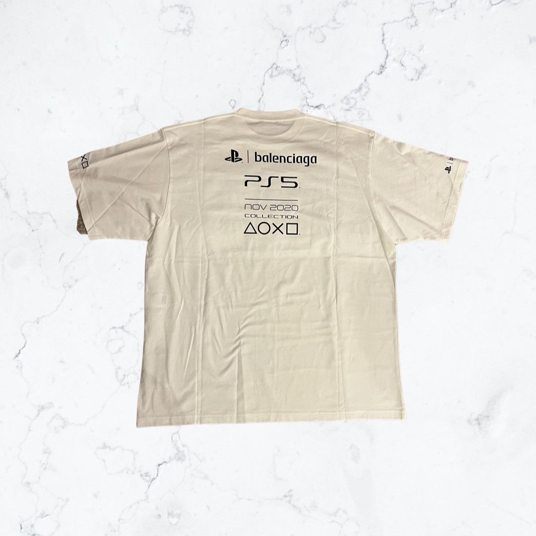 Balenciaga Oversized BALENCIAGA Playstation 5 t-shirt XL Size US XL / EU 56 / 4 - 3 Thumbnail