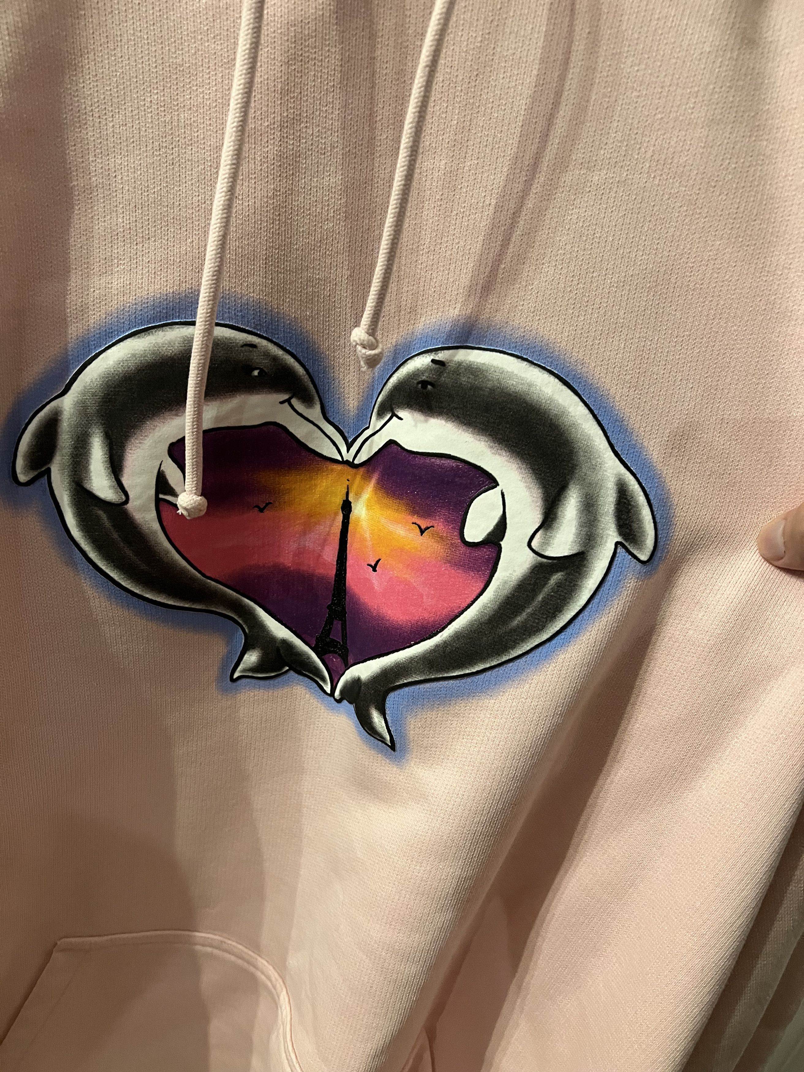 Vetements *Rare* VETEMENTS Dolphin heart Hoodie Size US M / EU 48-50 / 2 - 3 Thumbnail
