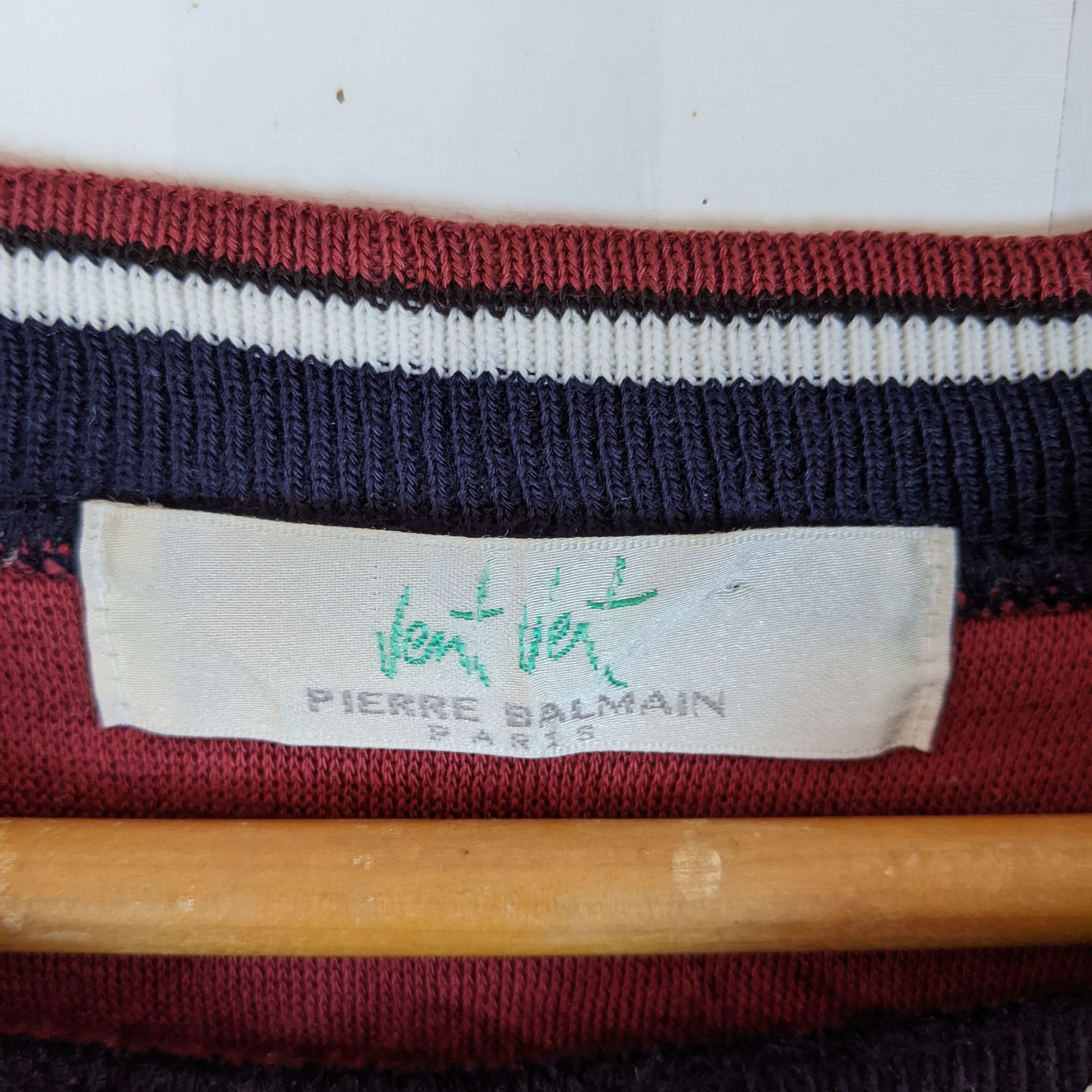 Pierre Balmain Vintage PIERRE BALMAIN Vent Vert Jumper Sweatshirt Size US M / EU 48-50 / 2 - 9 Thumbnail