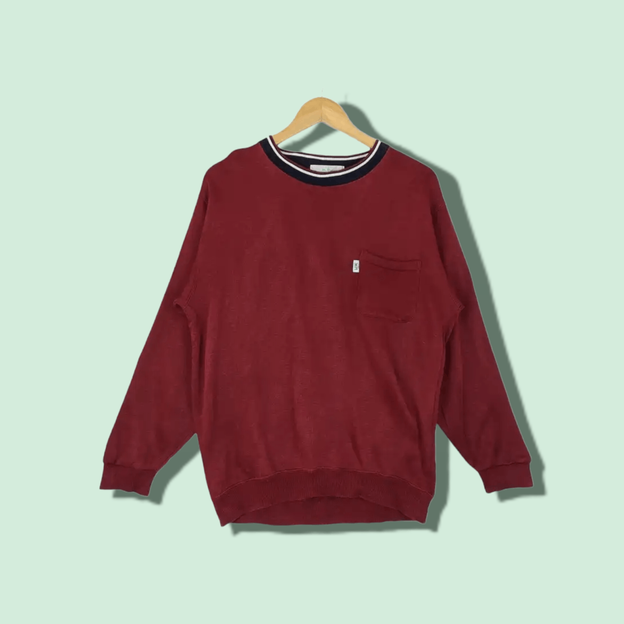 Pierre Balmain Vintage PIERRE BALMAIN Vent Vert Jumper Sweatshirt Size US M / EU 48-50 / 2 - 1 Thumbnail