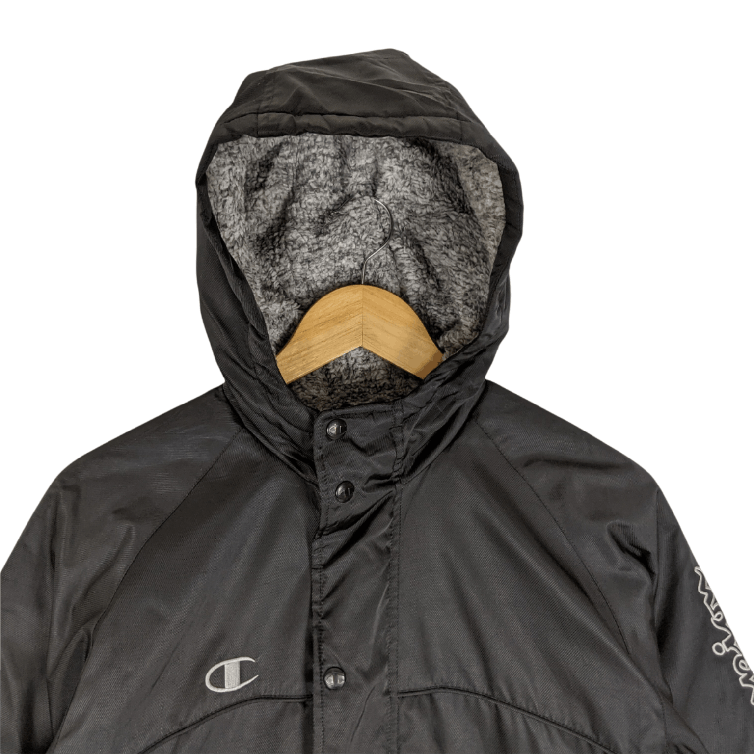 Champion CHAMPION Big Logo Raincoat Parka Winter Warm Jacket Size US S / EU 44-46 / 1 - 9 Thumbnail