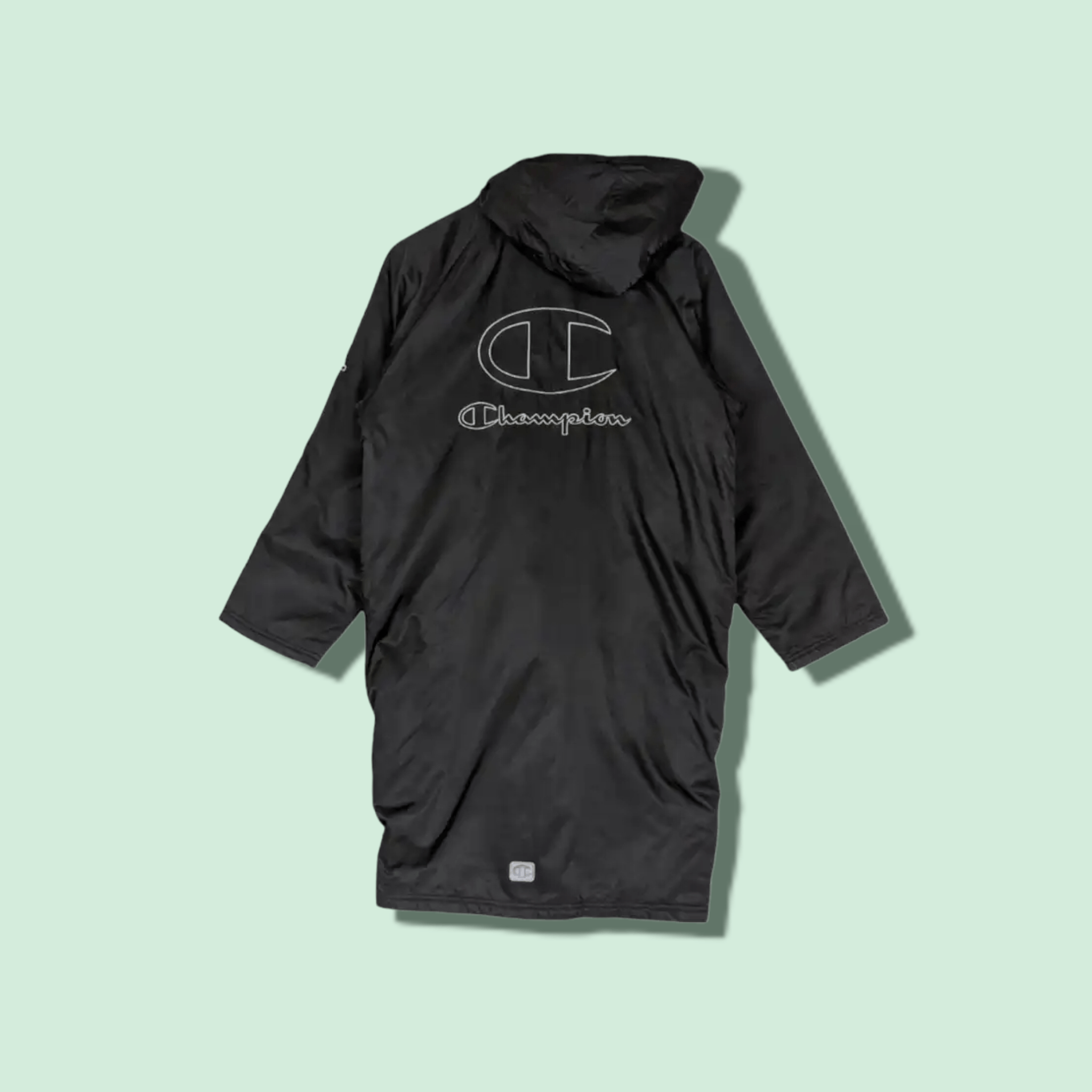 Champion CHAMPION Big Logo Raincoat Parka Winter Warm Jacket Size US S / EU 44-46 / 1 - 1 Thumbnail
