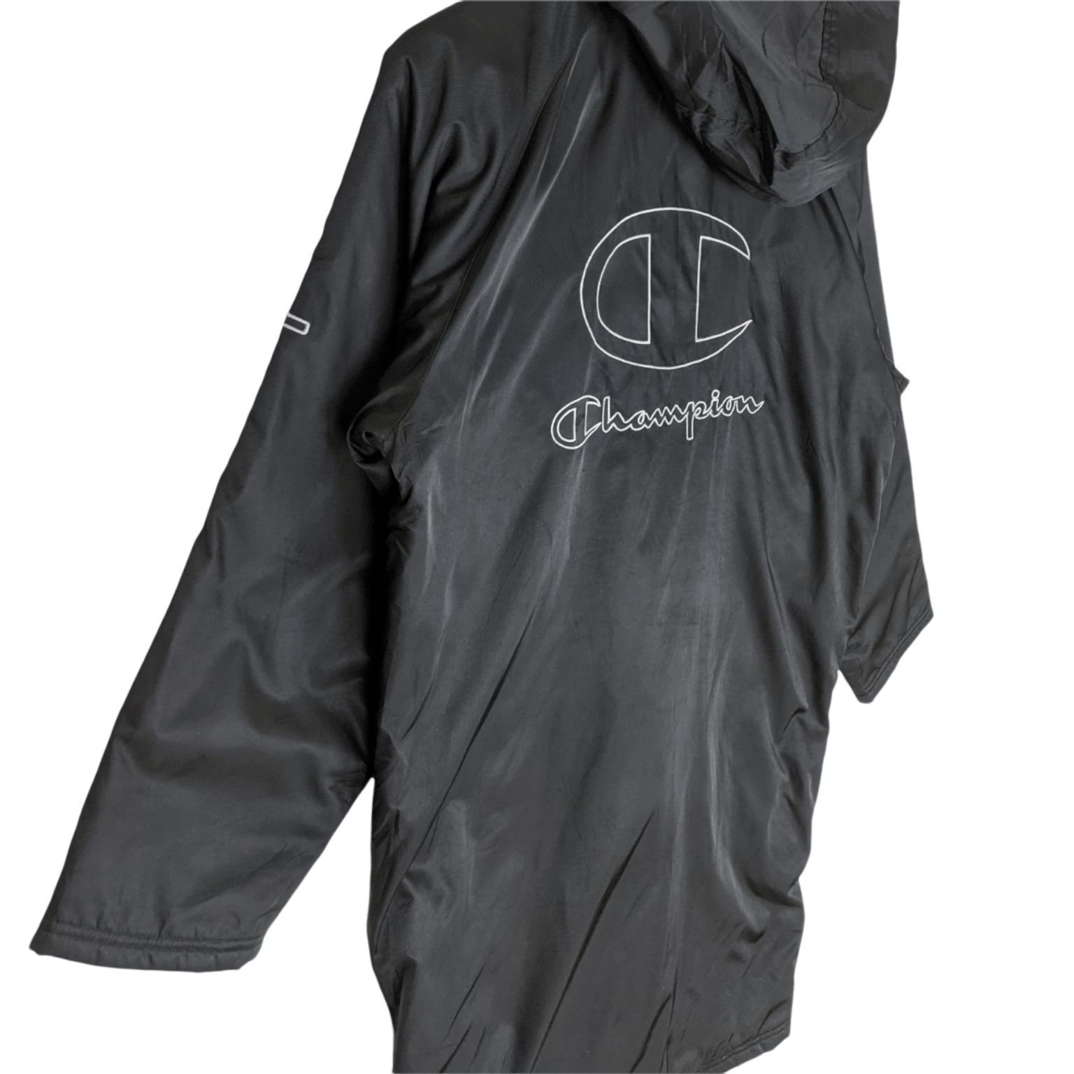 Champion CHAMPION Big Logo Raincoat Parka Winter Warm Jacket Size US S / EU 44-46 / 1 - 3 Thumbnail