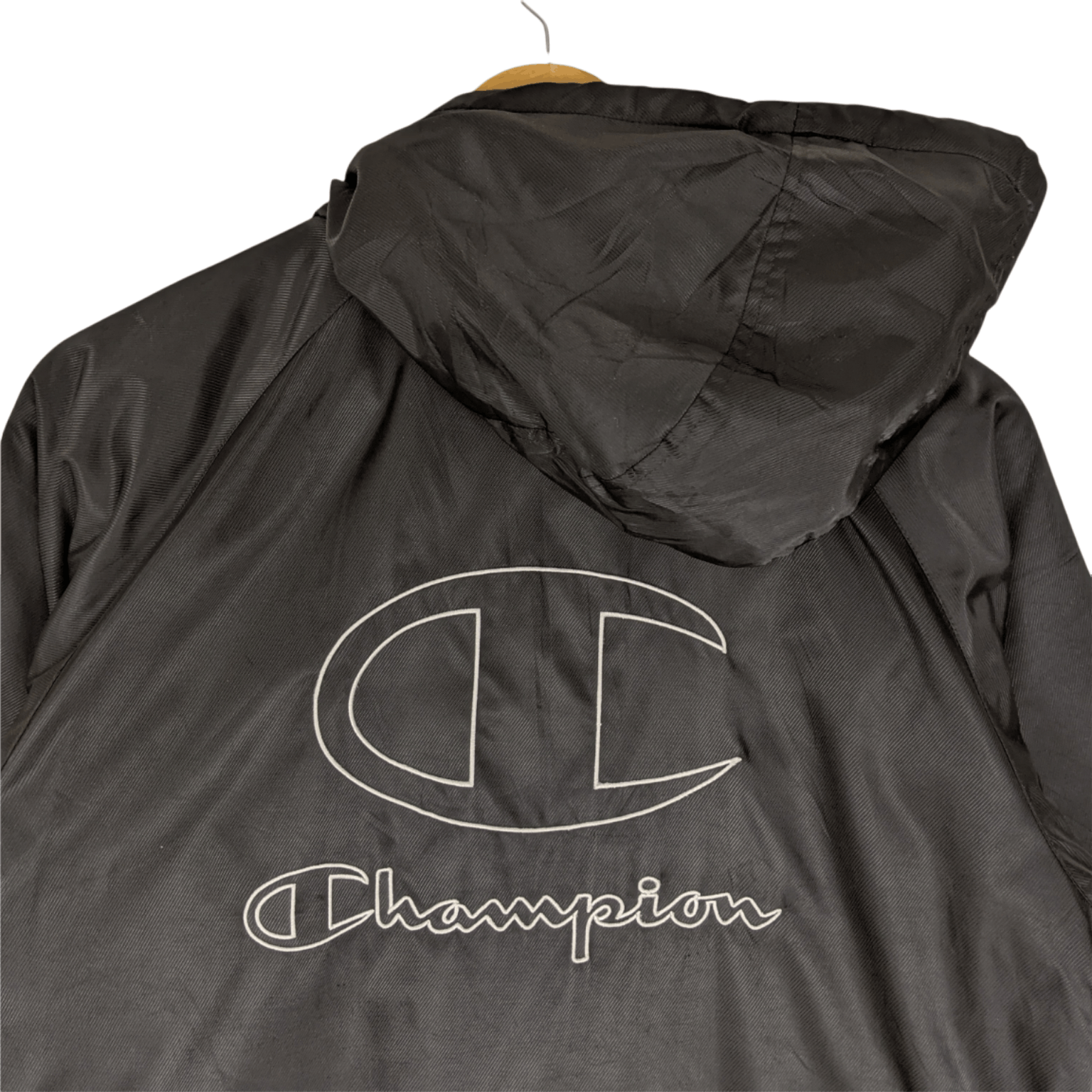 Champion CHAMPION Big Logo Raincoat Parka Winter Warm Jacket Size US S / EU 44-46 / 1 - 4 Thumbnail