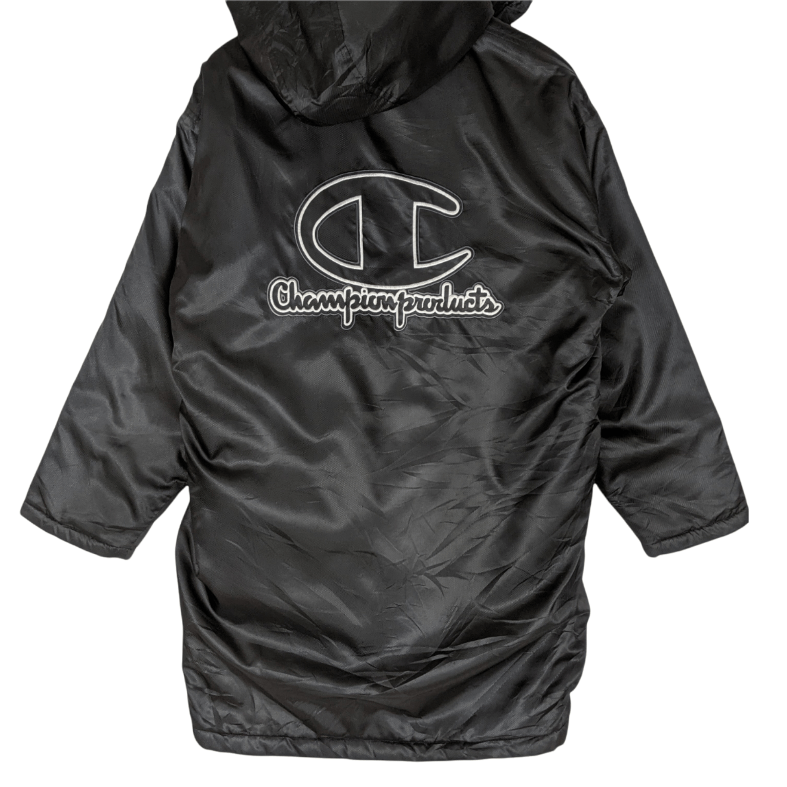 Champion CHAMPION Big Logo Raincoat Parka Winter Warm Jacket Hoodie Size US M / EU 48-50 / 2 - 2 Thumbnail