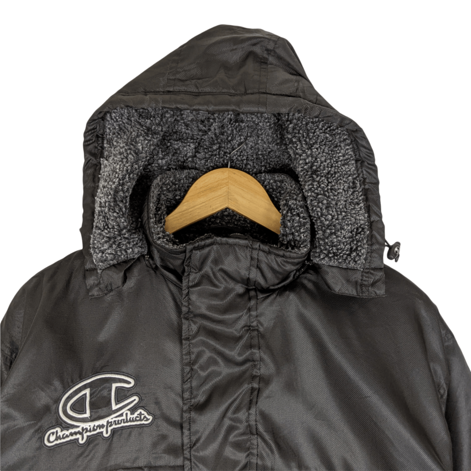 Champion CHAMPION Big Logo Raincoat Parka Winter Warm Jacket Hoodie Size US M / EU 48-50 / 2 - 8 Thumbnail