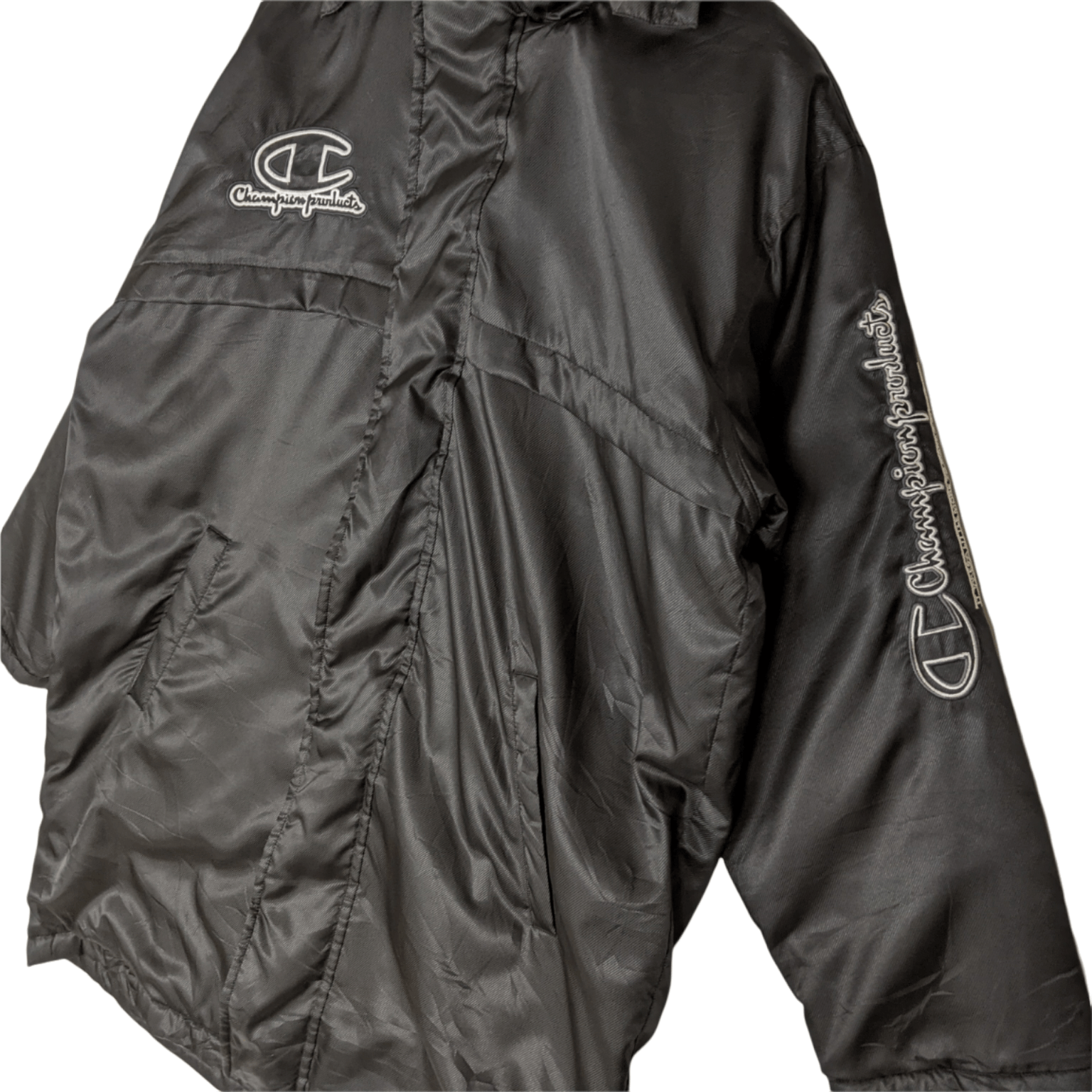 Champion CHAMPION Big Logo Raincoat Parka Winter Warm Jacket Hoodie Size US M / EU 48-50 / 2 - 7 Thumbnail