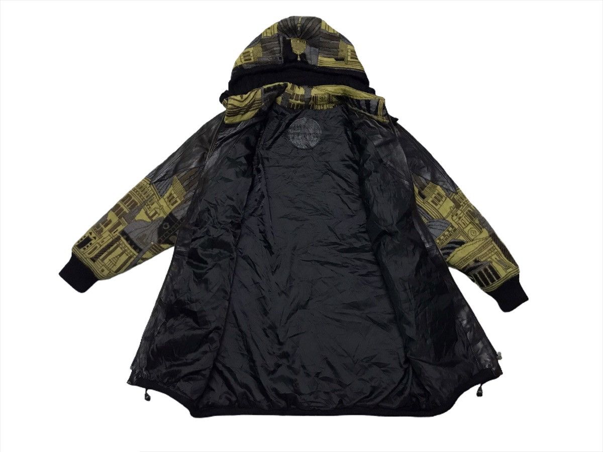 Japanese Brand Paper plane leather/mohair jacket hoodie Size US L / EU 52-54 / 3 - 3 Thumbnail