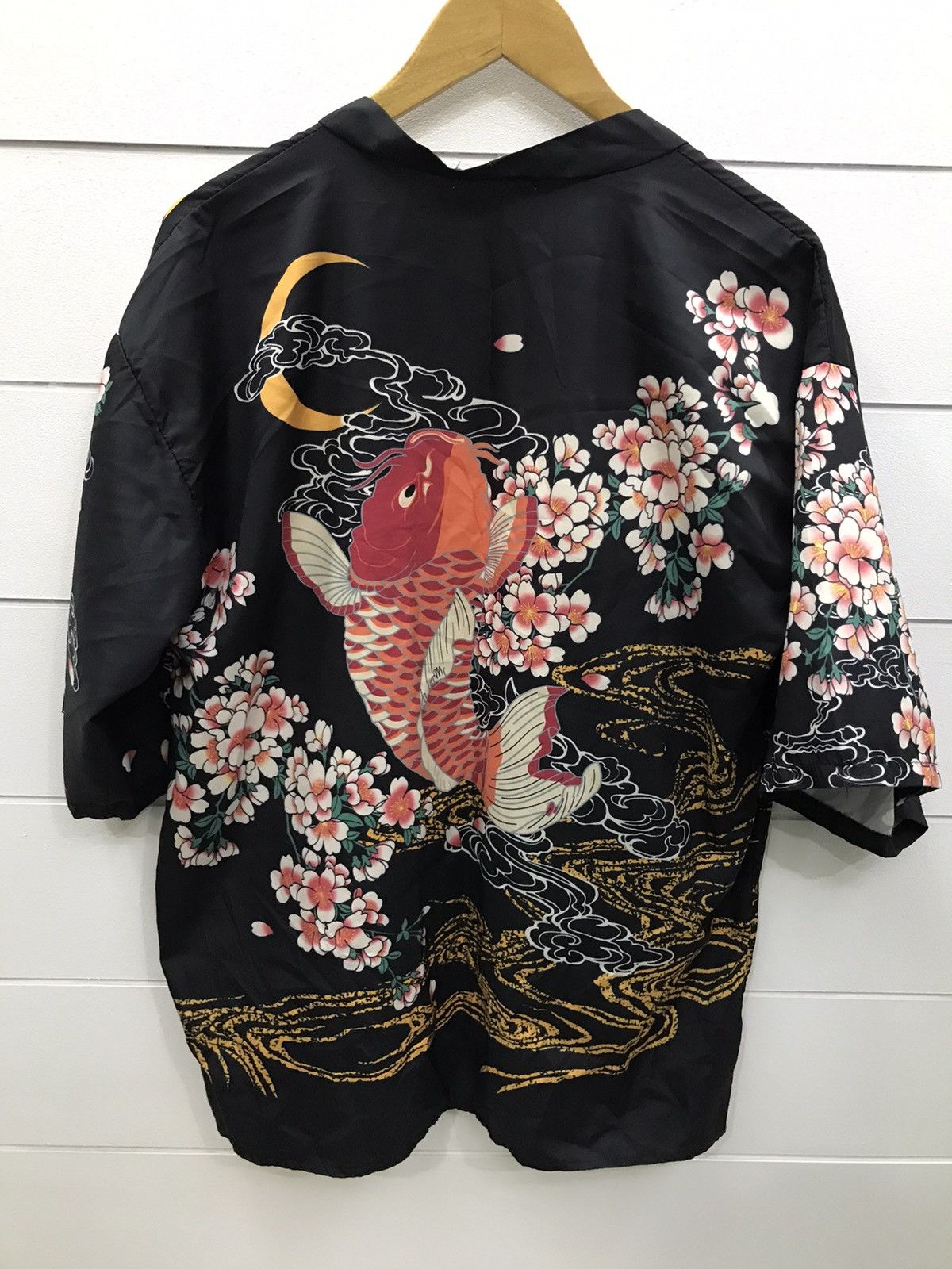 Japanese Brand × Vintage Vintage Haori Koi Fish Kimono Size US L / EU 52-54 / 3 - 1 Thumbnail