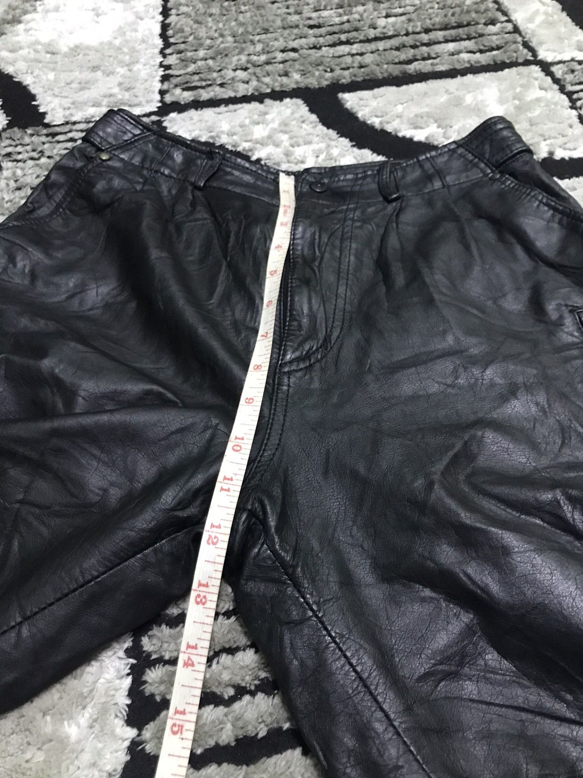 Leather leather pants s26 Size US 26 / EU 42 - 12 Thumbnail
