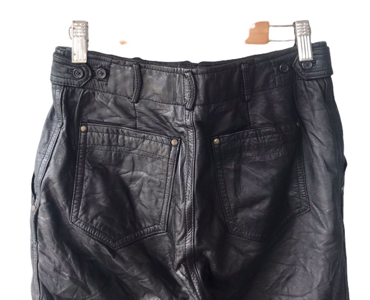 Leather leather pants s26 Size US 26 / EU 42 - 2 Thumbnail