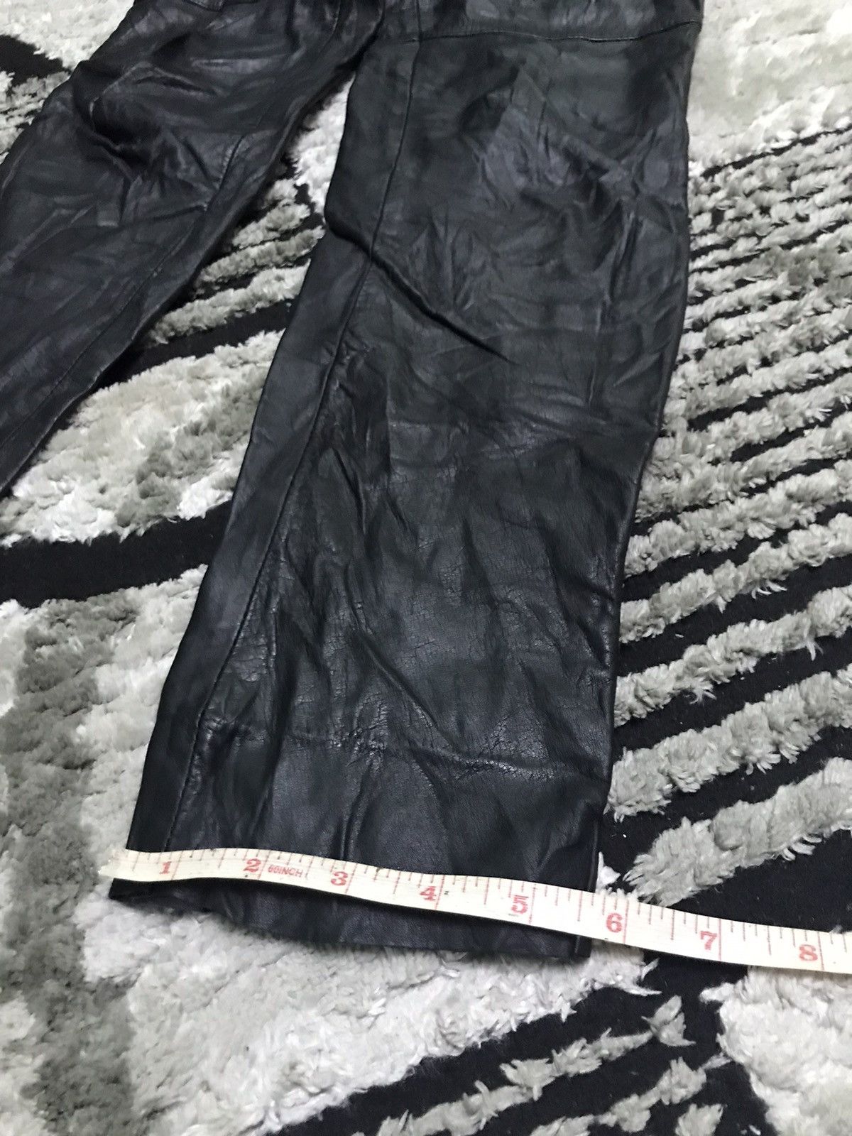 Leather leather pants s26 Size US 26 / EU 42 - 8 Thumbnail