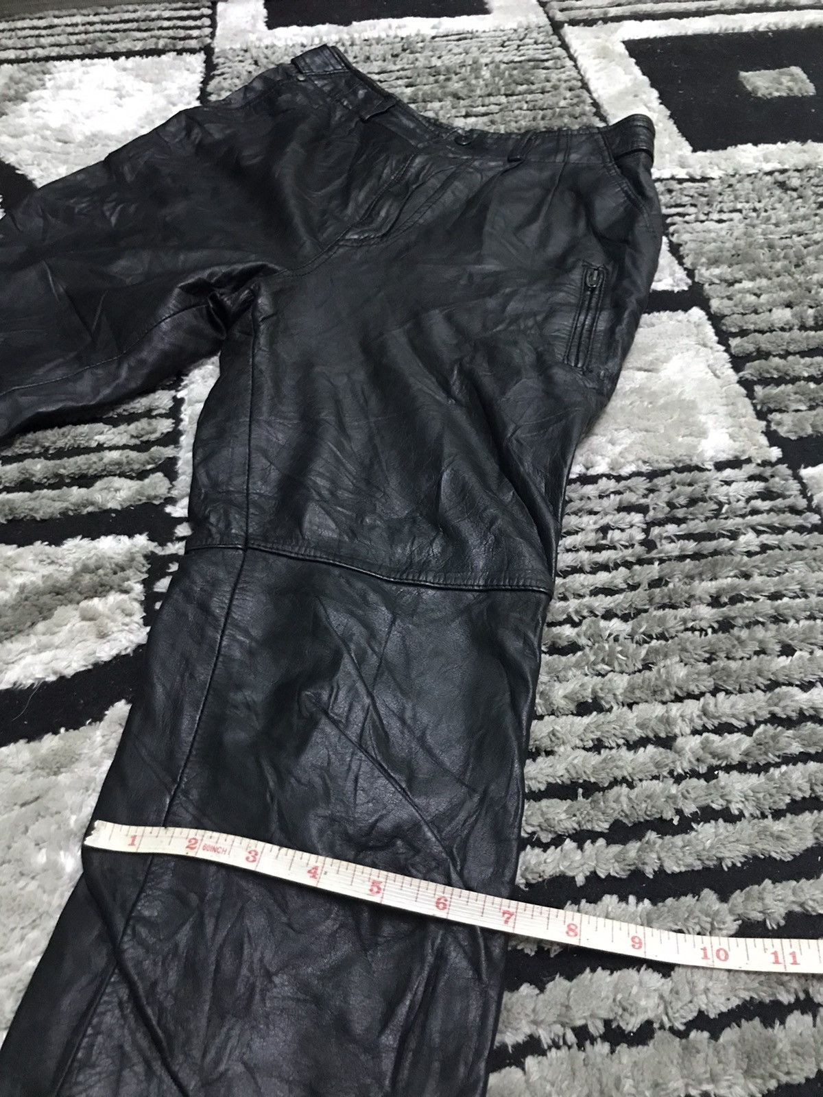 Leather leather pants s26 Size US 26 / EU 42 - 10 Thumbnail