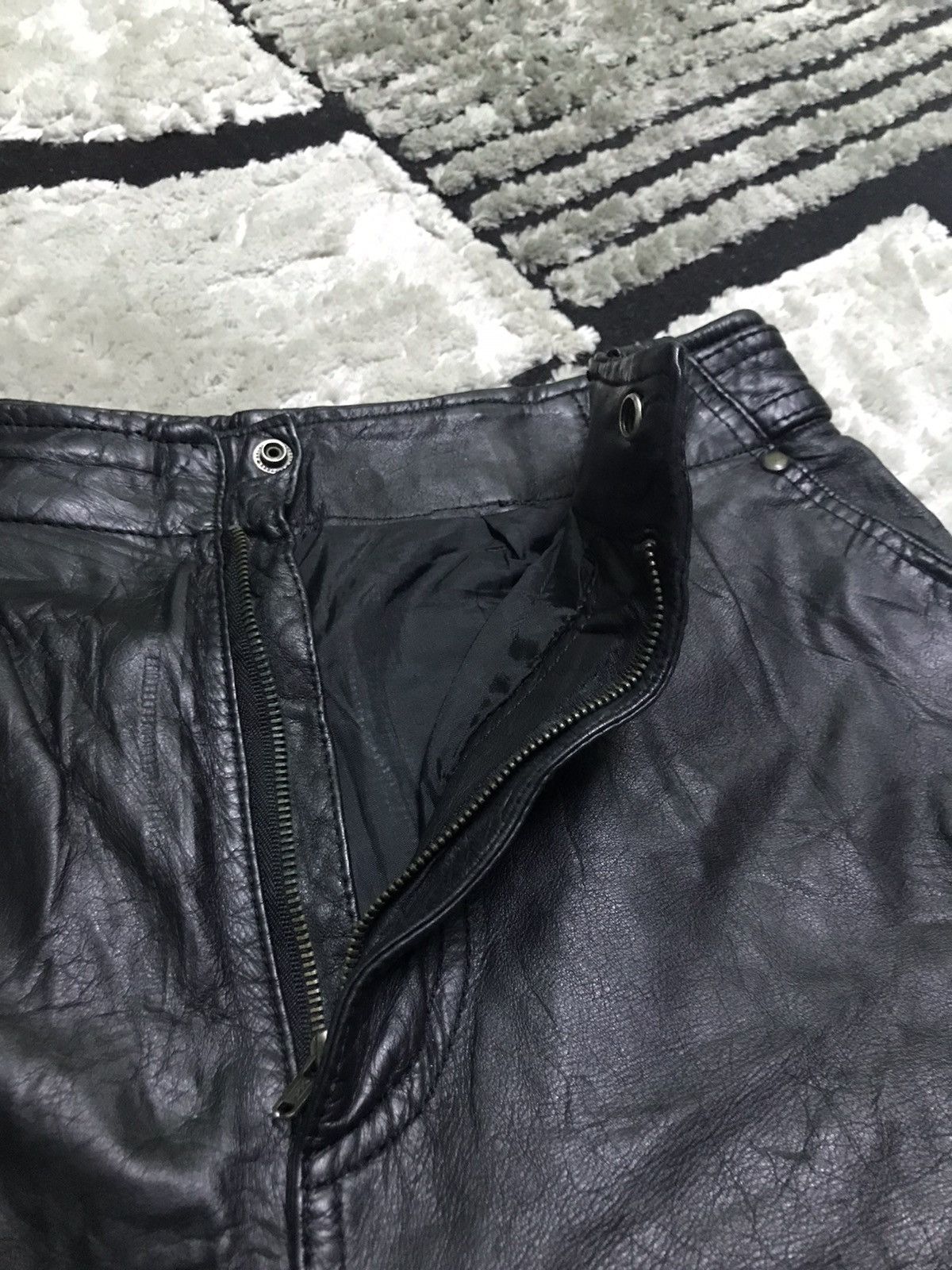 Leather leather pants s26 Size US 26 / EU 42 - 5 Thumbnail