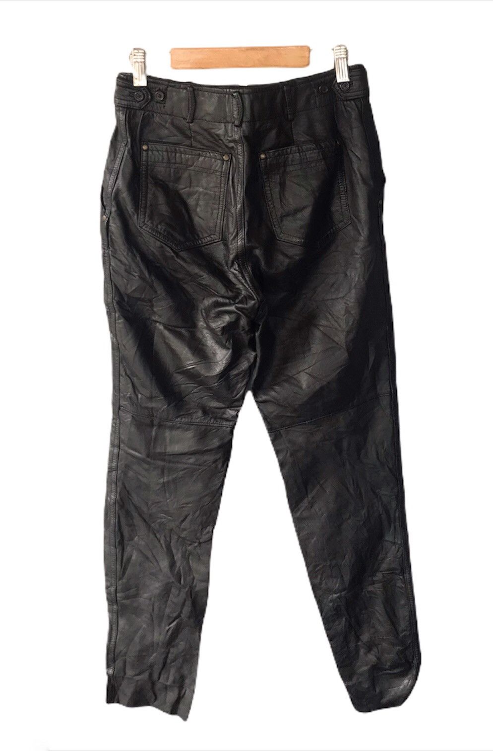 Leather leather pants s26 Size US 26 / EU 42 - 1 Thumbnail