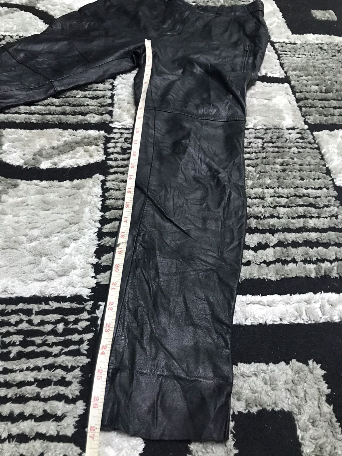 Leather leather pants s26 Size US 26 / EU 42 - 9 Thumbnail