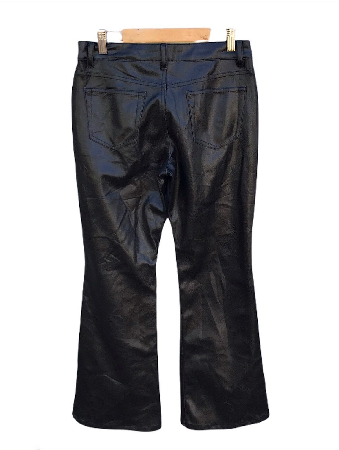 Leather leather pants s26 Size US 26 / EU 42 - 2 Thumbnail