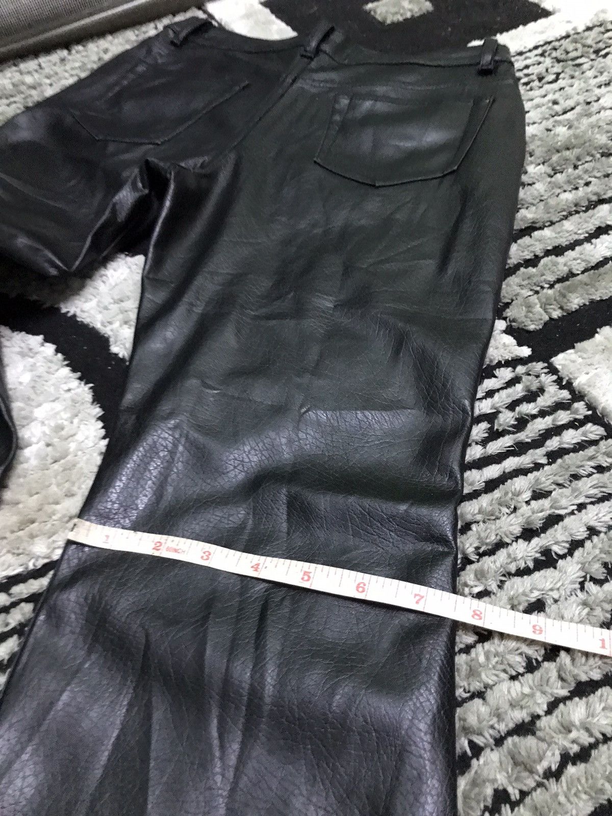 Leather leather pants s26 Size US 26 / EU 42 - 11 Thumbnail