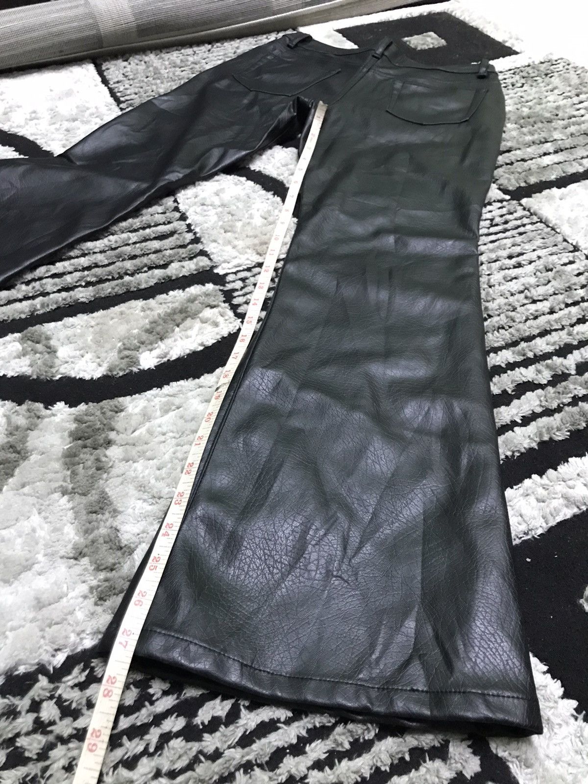 Leather leather pants s26 Size US 26 / EU 42 - 12 Thumbnail