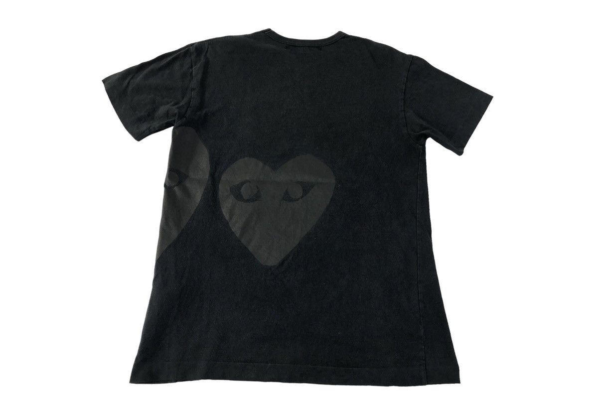 Comme des Garcons Comme Des Garçon Play Duo Heart Logo Tee T-shirt Printed Size US M / EU 48-50 / 2 - 2 Thumbnail