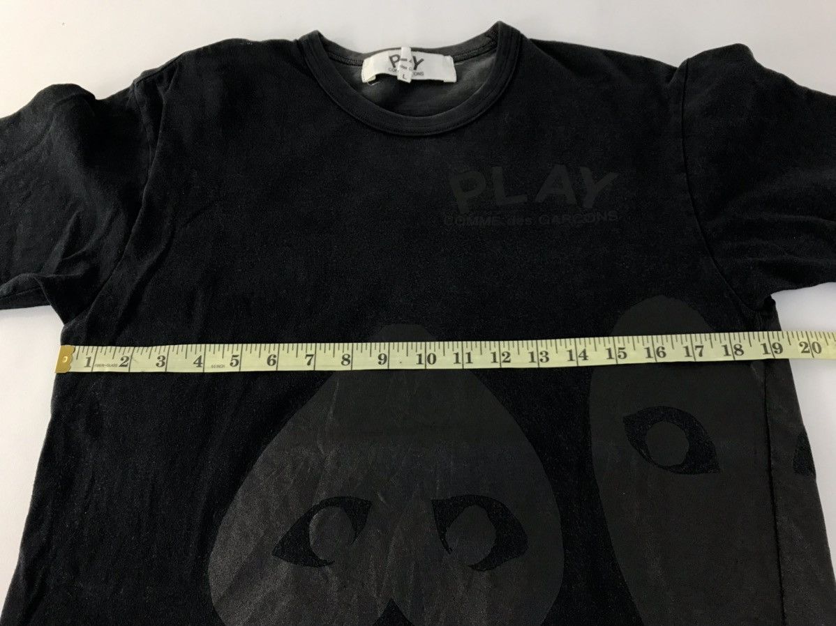 Comme des Garcons Comme Des Garçon Play Duo Heart Logo Tee T-shirt Printed Size US M / EU 48-50 / 2 - 9 Thumbnail
