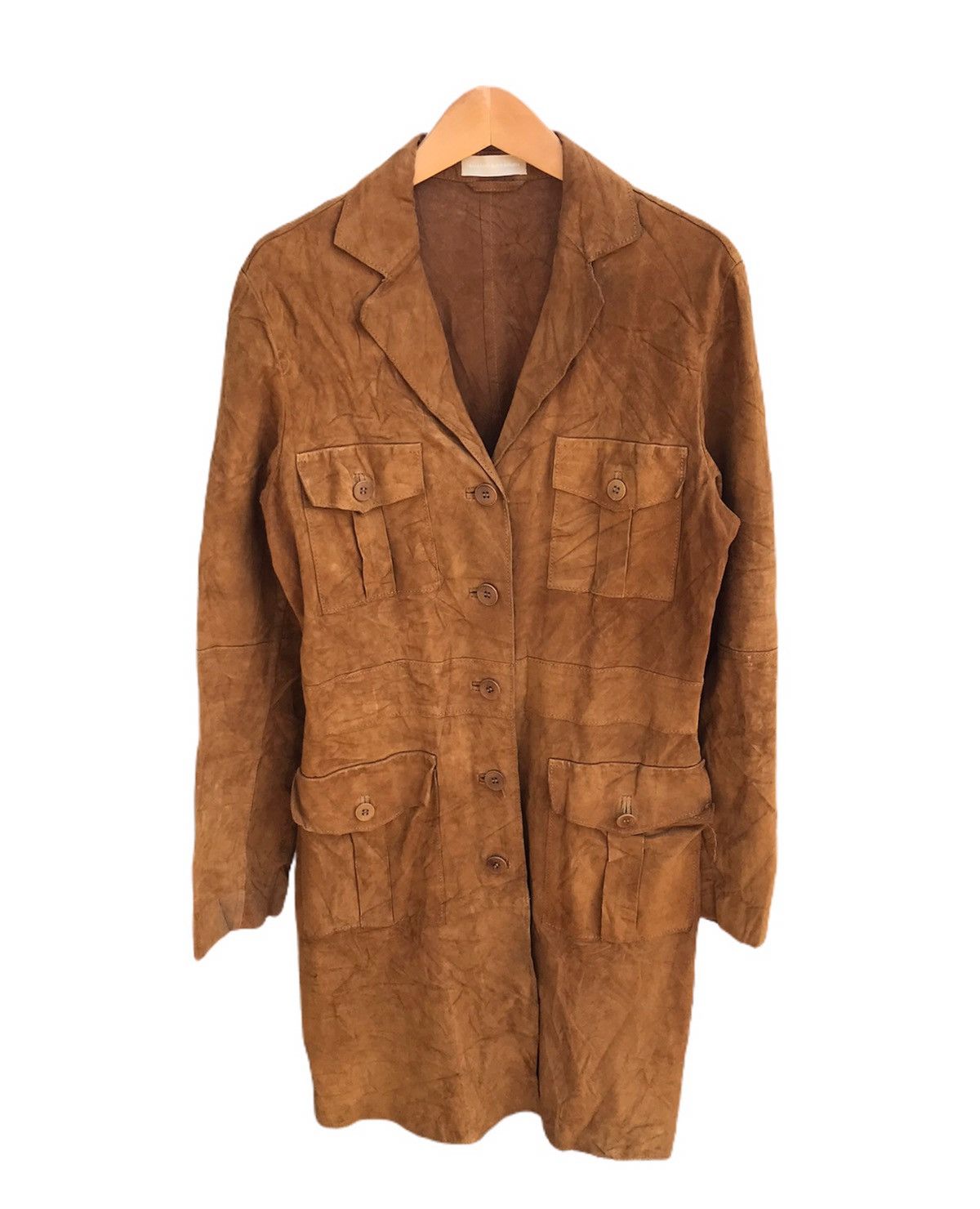Massimo Dutti Massimo dutti leather long jacket Size ONE SIZE - 1 Thumbnail