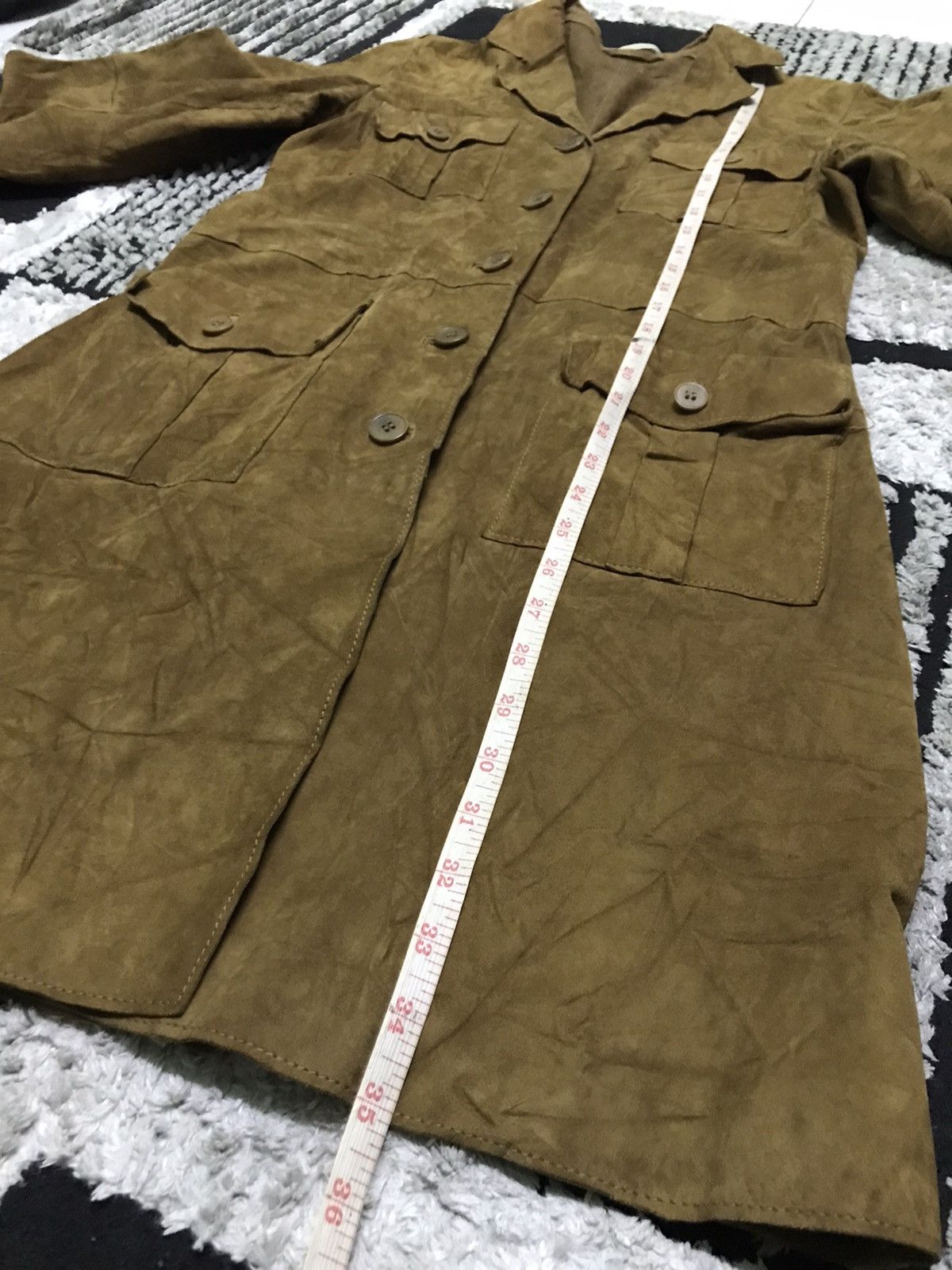 Massimo Dutti Massimo dutti leather long jacket Size ONE SIZE - 9 Thumbnail